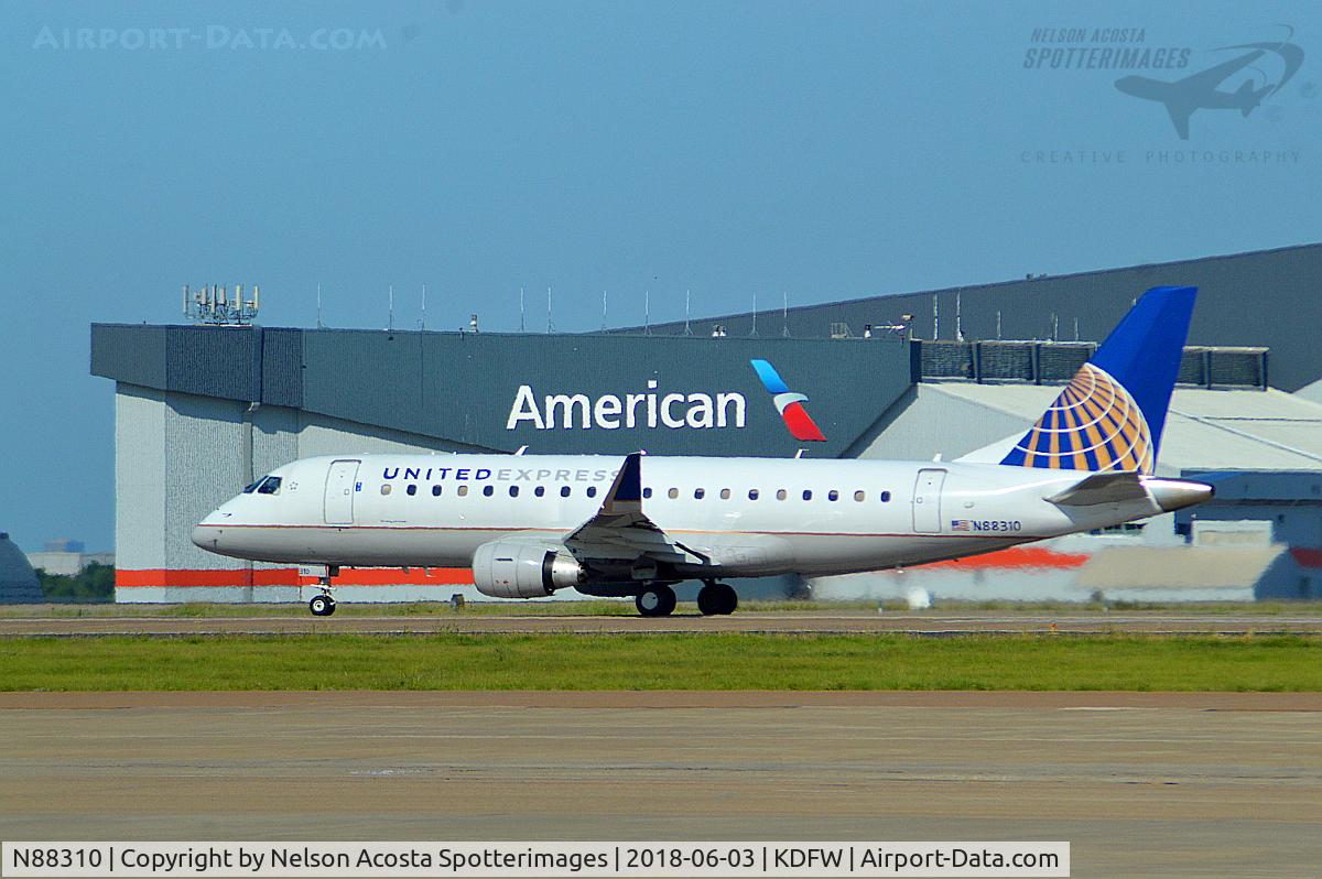 N88310, 2014 Embraer 175LR (ERJ-170-200LR) C/N 17000427, Departing for IAD