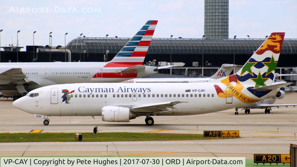 VP-CAY, 1993 Boeing 737-3Q8 C/N 26286, VP-CAY B737 Cayman Airways at Chicago O'Hare