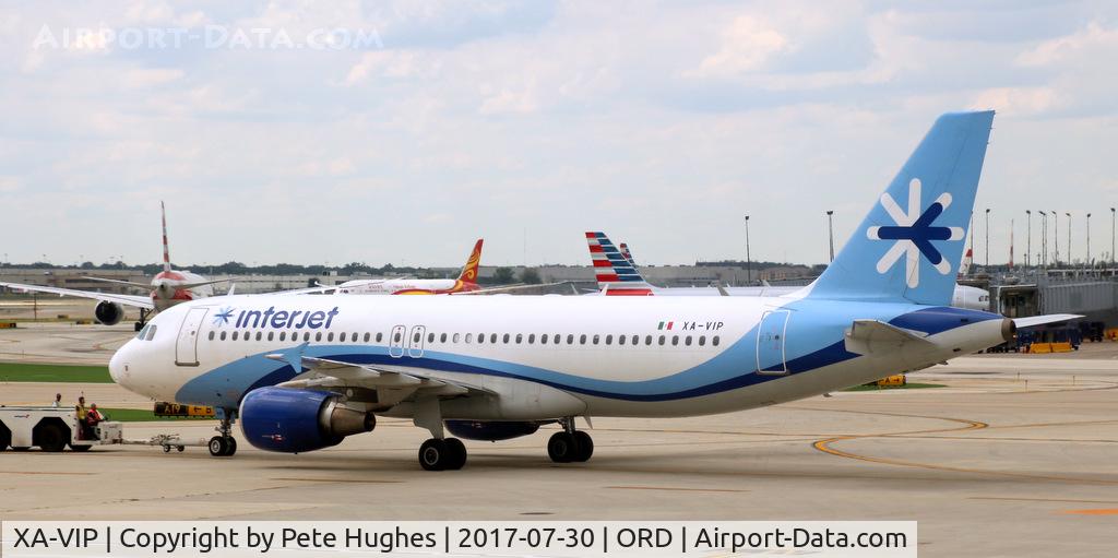 XA-VIP, 2007 Airbus A320-214 C/N 3304, XA-VIP A320 Interjet at Chicago O'Hare