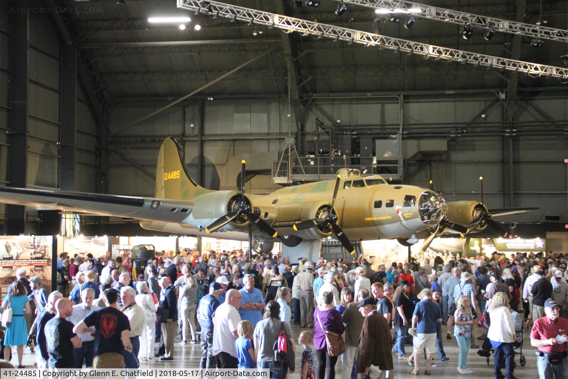 41-24485, 1941 Boeing B-17F-10-BO Flying Fortress (299P) C/N 3170, Fully restored and open for public display on 5/17/18