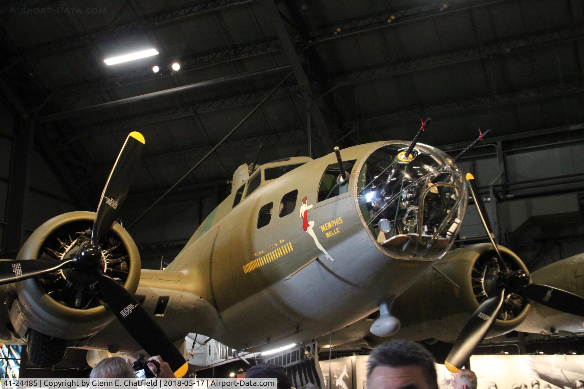 41-24485, 1941 Boeing B-17F-10-BO Flying Fortress (299P) C/N 3170, Fully restored and open for public display on 5/17/18
