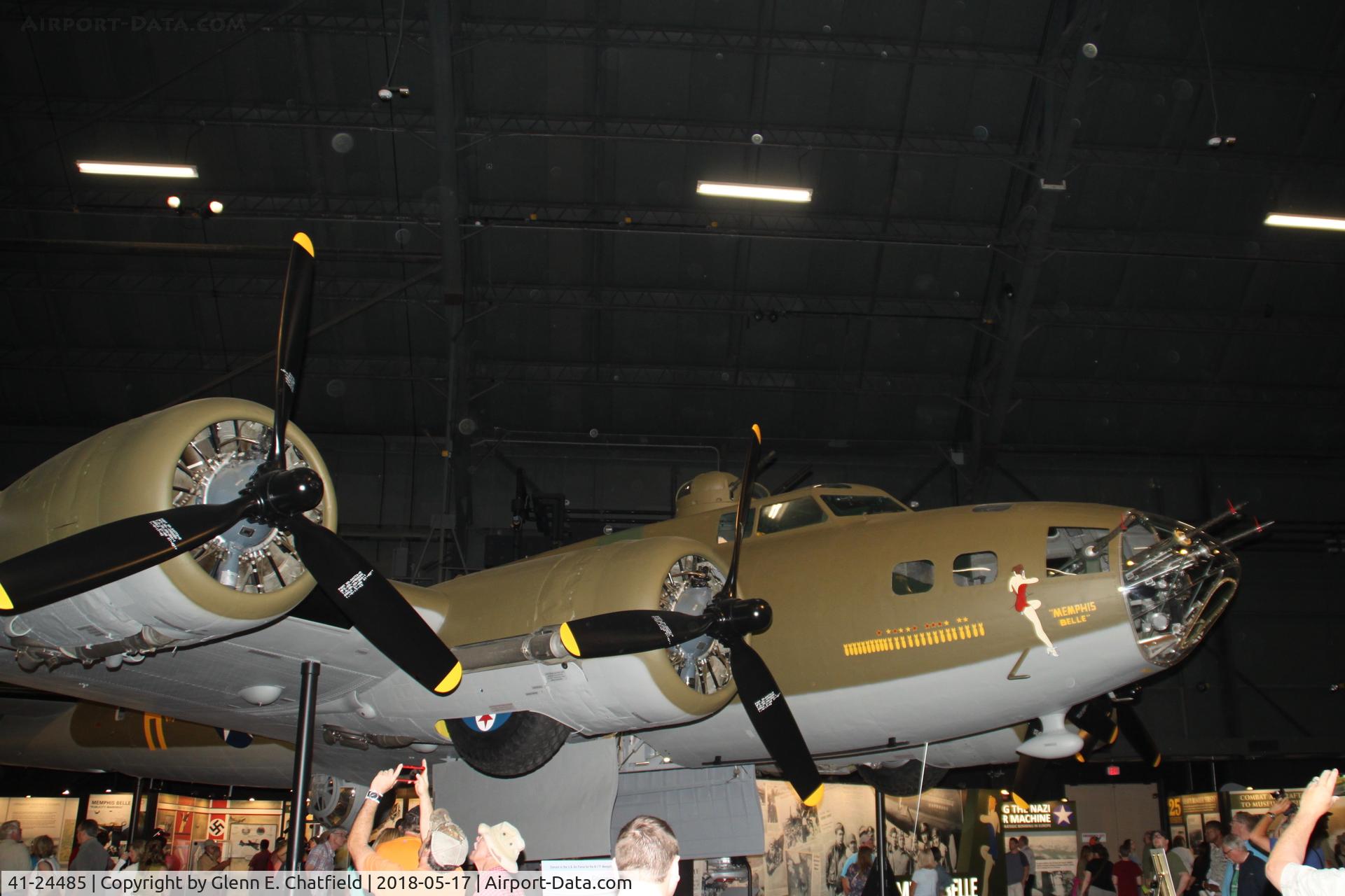41-24485, 1941 Boeing B-17F-10-BO Flying Fortress (299P) C/N 3170, Fully restored and open for public display on 5/17/18