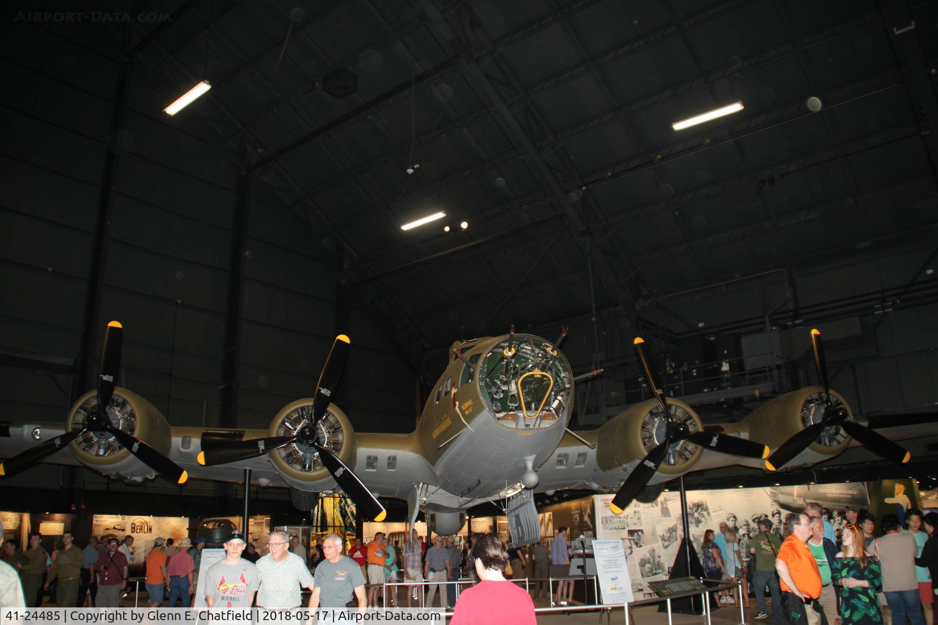 41-24485, 1941 Boeing B-17F-10-BO Flying Fortress (299P) C/N 3170, Fully restored and open for public display on 5/17/18