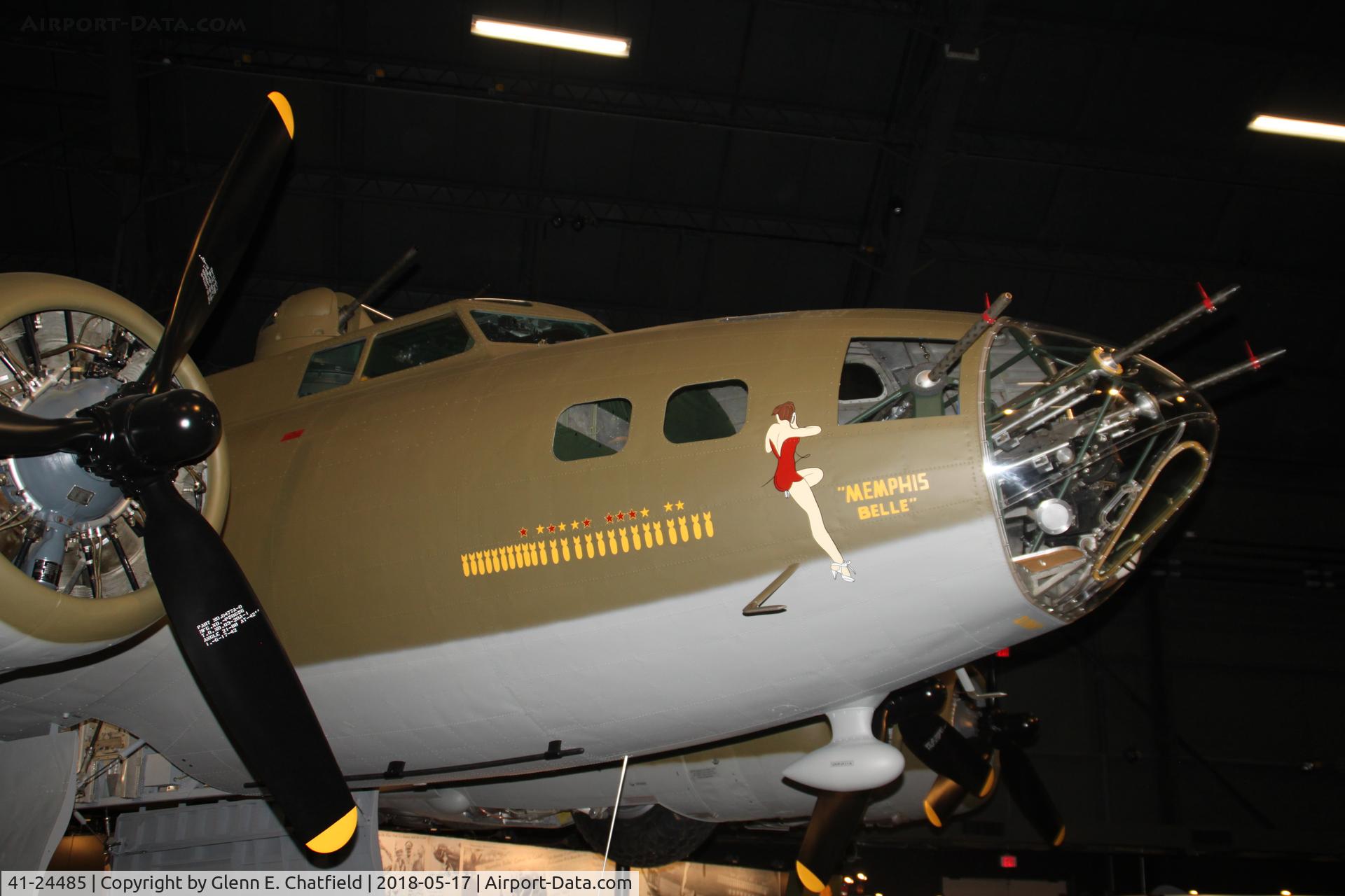 41-24485, 1941 Boeing B-17F-10-BO Flying Fortress (299P) C/N 3170, Fully restored and open for public display on 5/17/18