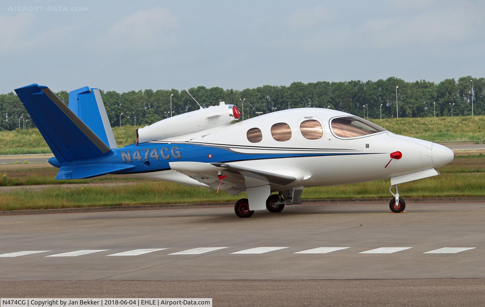 N474CG, 2018 Cirrus SF50 Vision C/N 0045, Lelystad Airport