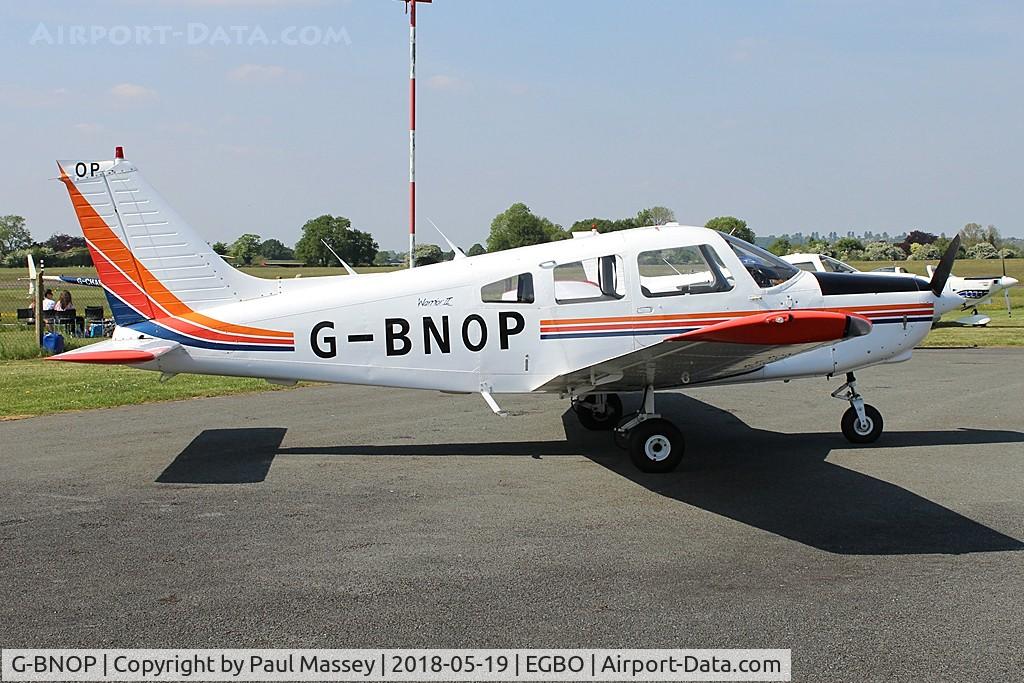 G-BNOP, 1987 Piper PA-28-161 Cherokee Warrior II C/N 2816027, Visitor to wolverhampton.