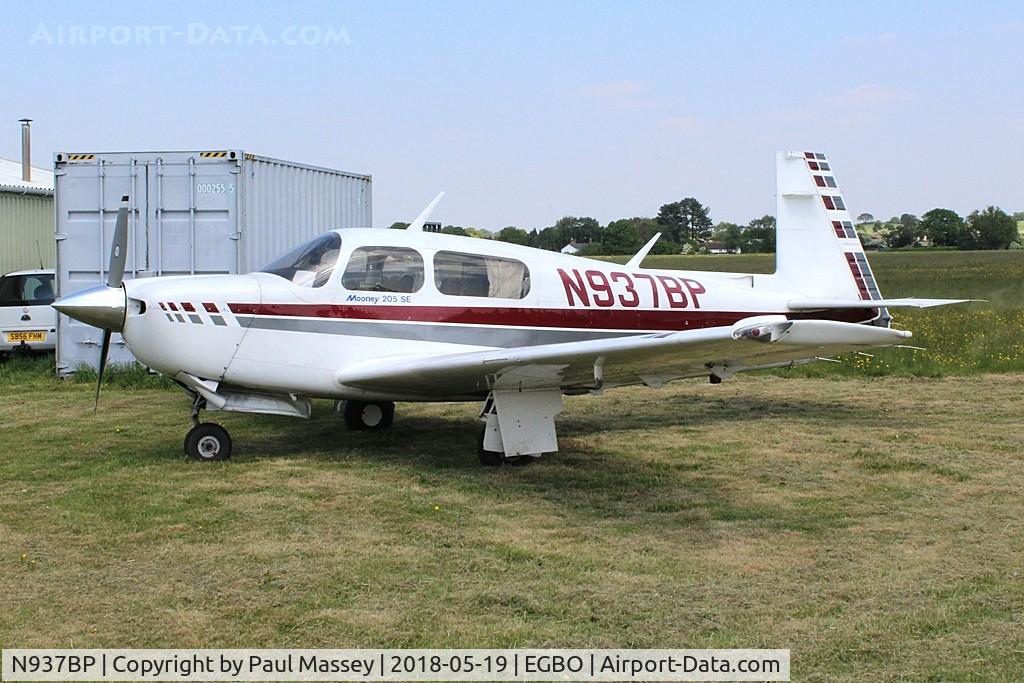 N937BP, 1987 Mooney M20J 201 C/N 24-3046, Visitor to Wolverhampton.