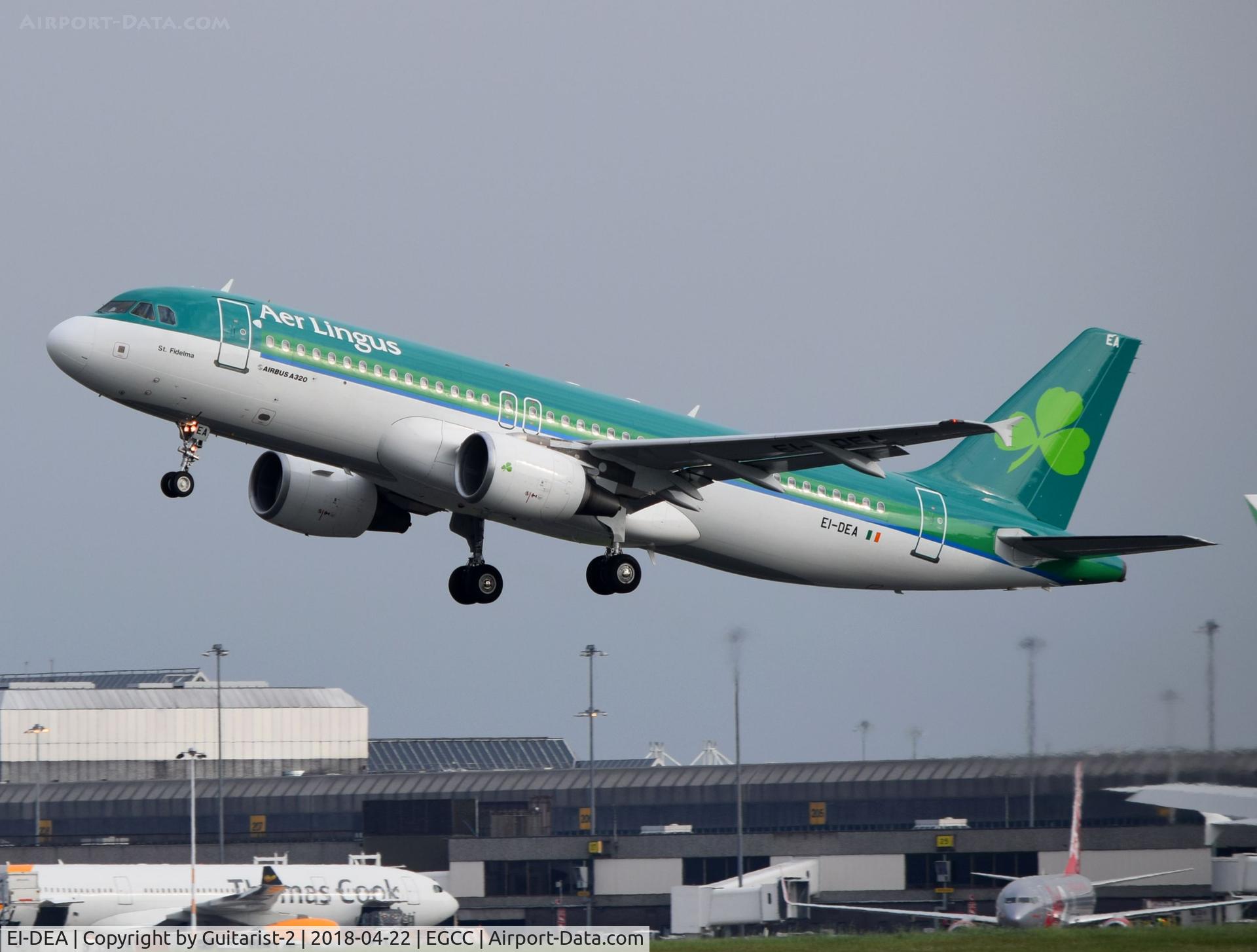 EI-DEA, 2004 Airbus A320-214 C/N 2191, At Manchester