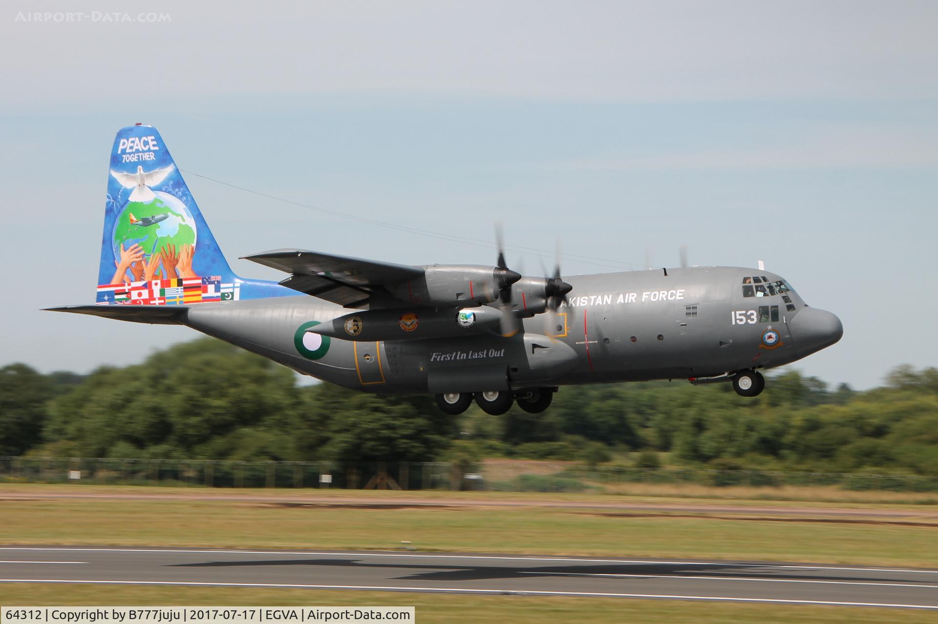 64312, Lockheed C-130E Hercules C/N 382-4153, at TATOO 2017