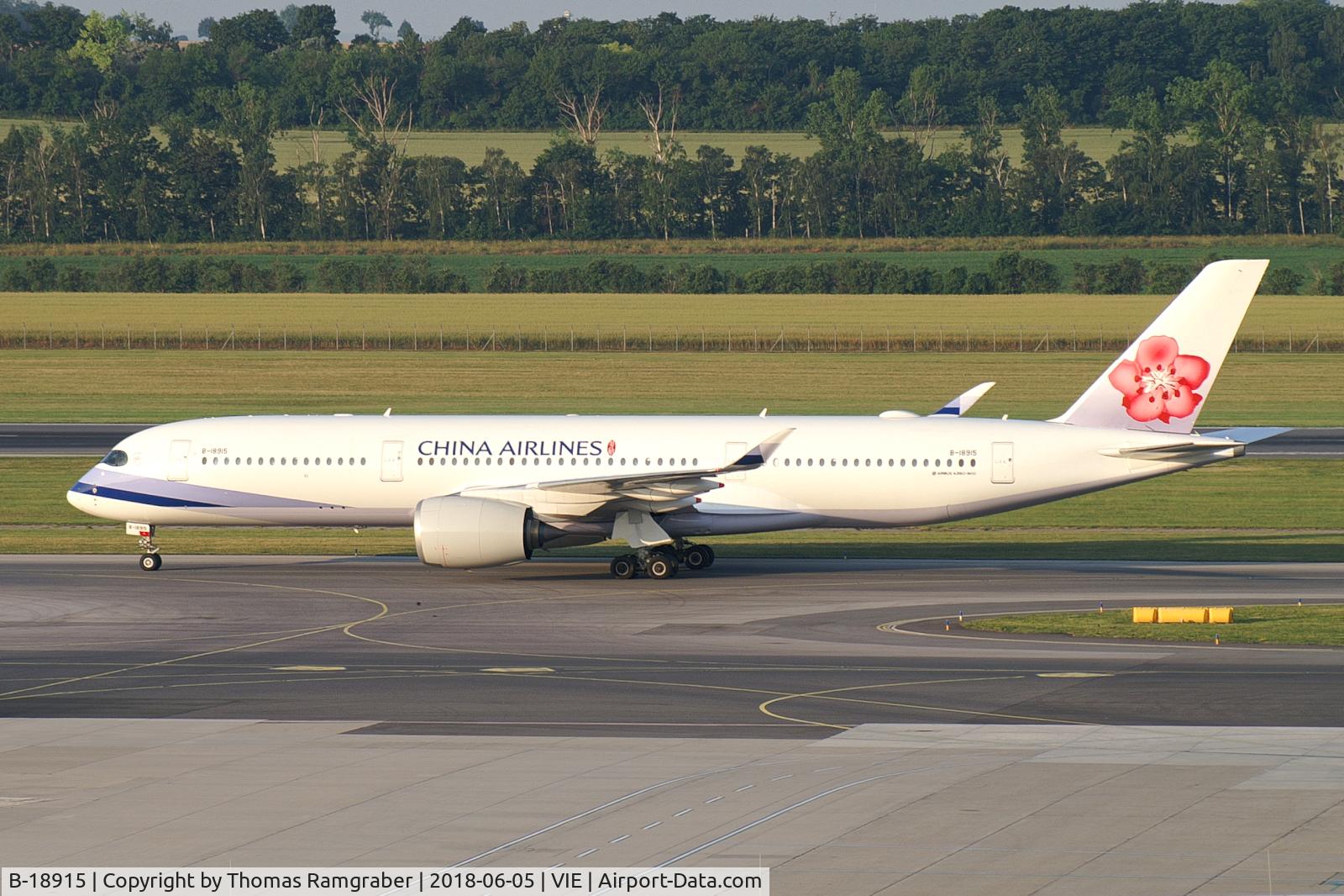B-18915, 2017 Airbus A350-941 C/N 179, China Airlines Airbus A350-900