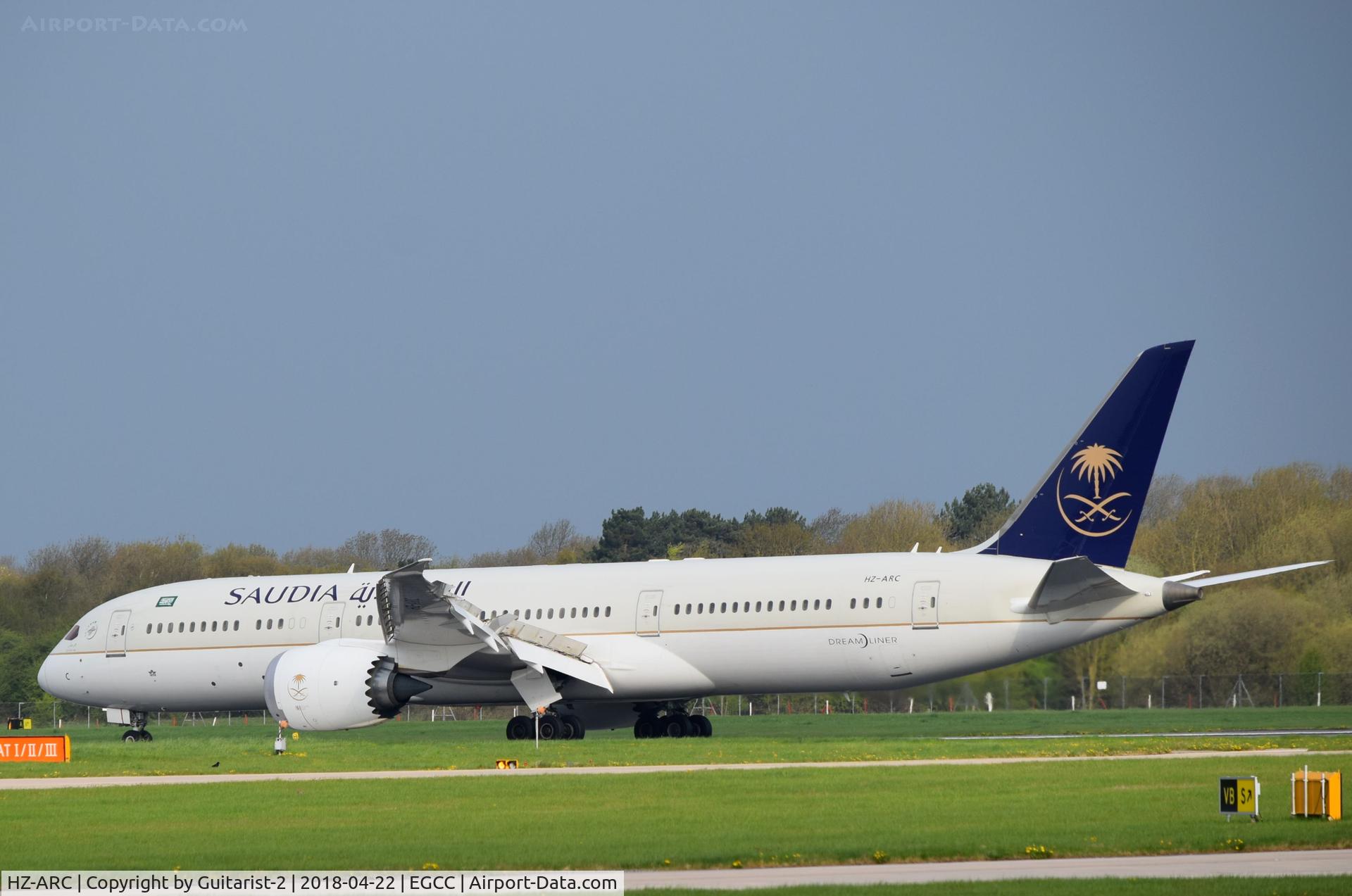 HZ-ARC, 2016 Boeing 787-9 Dreamliner C/N 41546, At Manchester