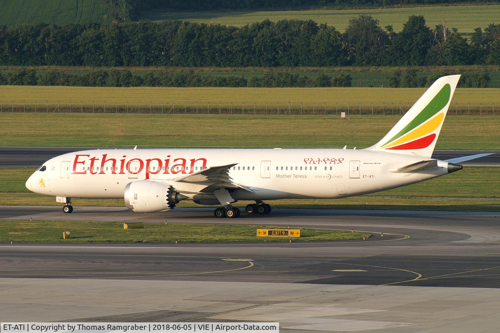 ET-ATI, 2017 Boeing 787-8 Dreamliner C/N 34487, Ethiopian Airlines Boeing 787-8