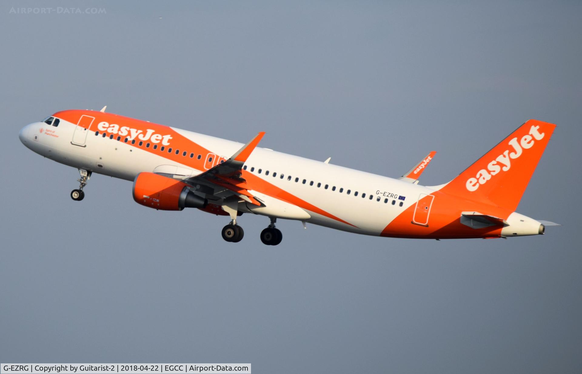 G-EZRG, 2017 Airbus A320-214 C/N 7693, At Manchester