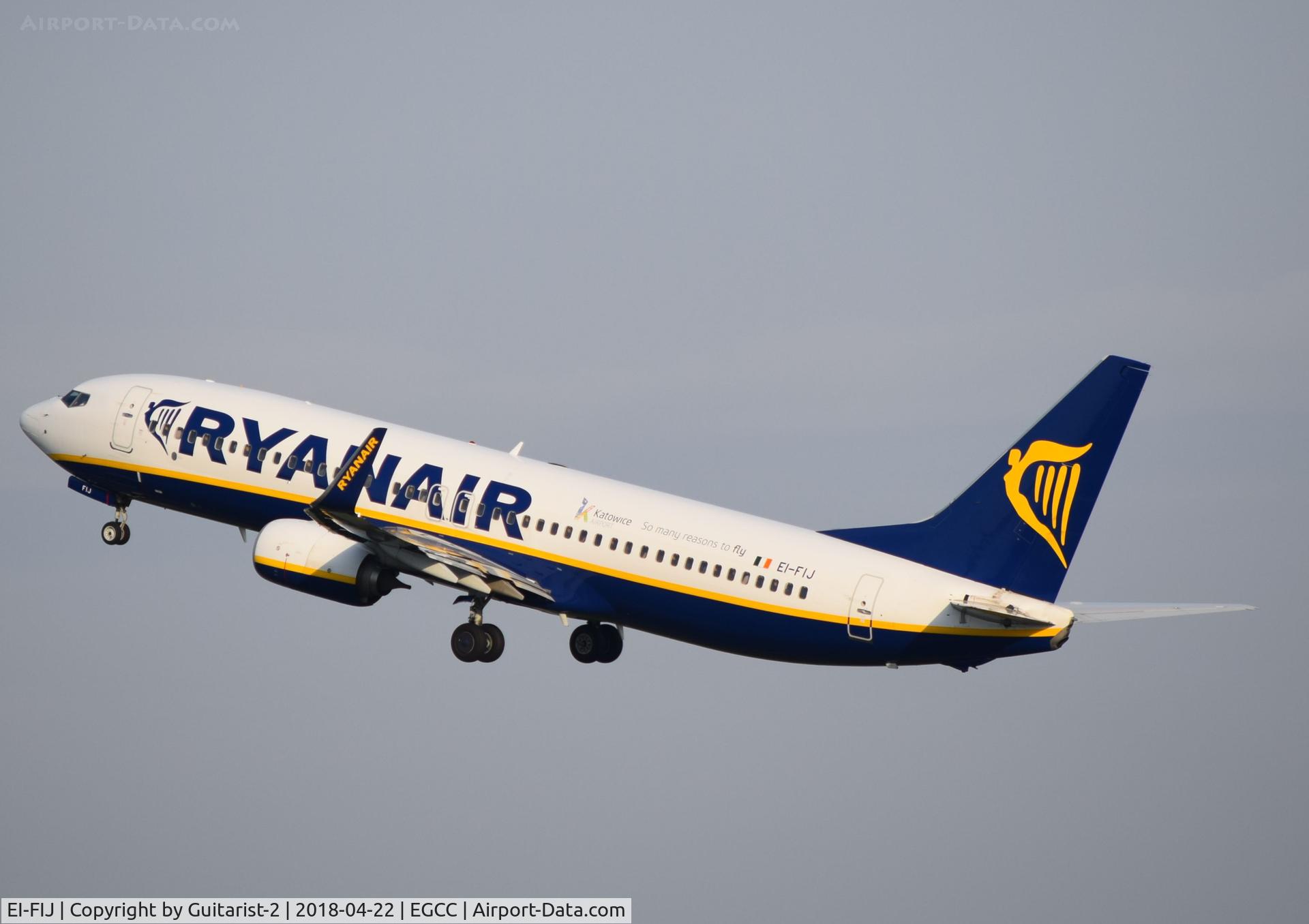 EI-FIJ, 2015 Boeing 737-8AS C/N 44699, At Manchester