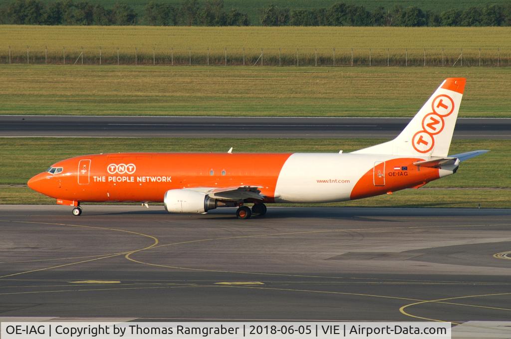 OE-IAG, 1992 Boeing 737-4Q8 (SF) C/N 25168, TNT Airways Boeing 737-400