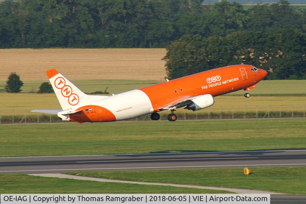 OE-IAG, 1992 Boeing 737-4Q8 (SF) C/N 25168, TNT Airways Boeing 737-400