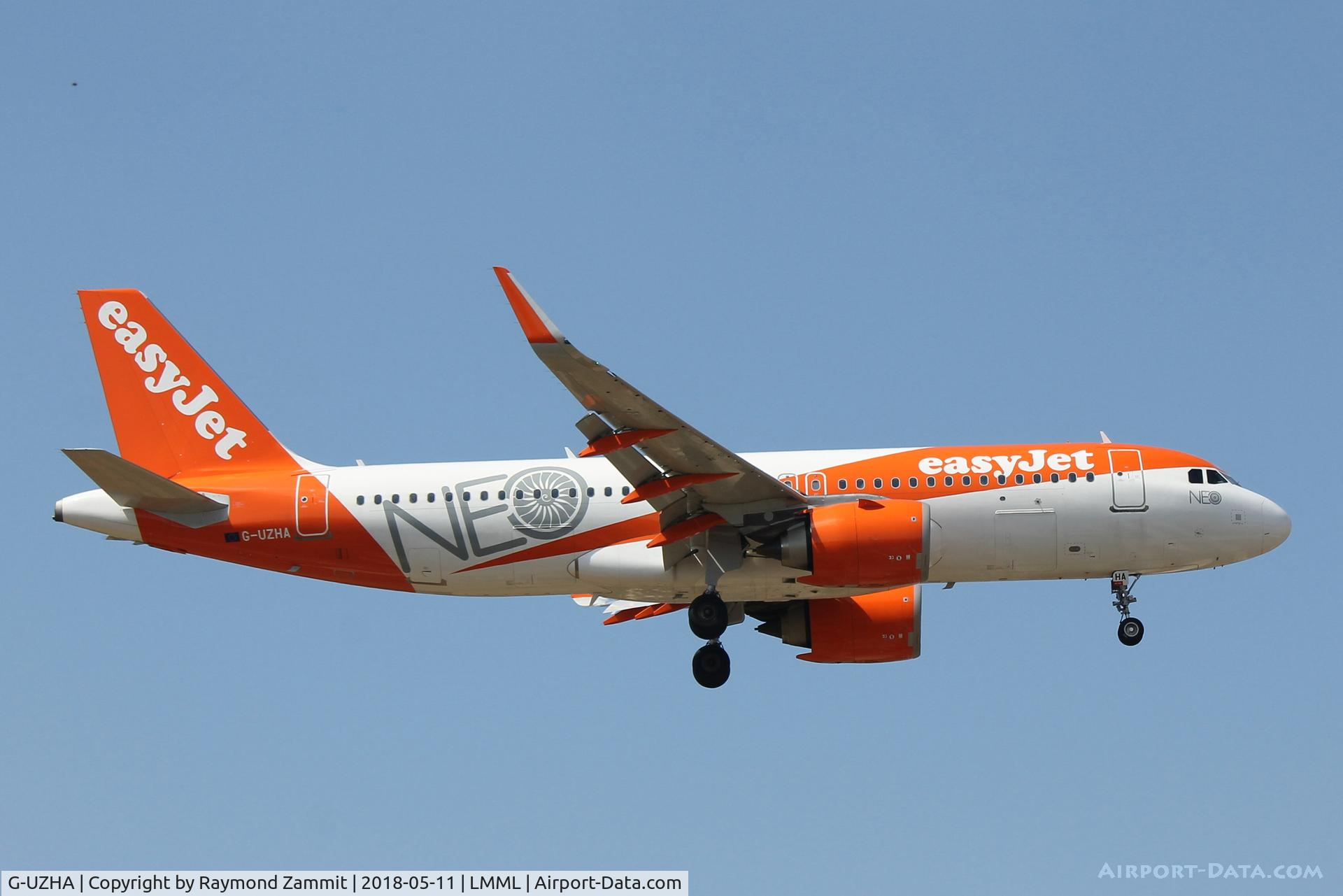 G-UZHA, 2017 Airbus A320-251NEO C/N 7649, A320 G-UZHA Easyjet