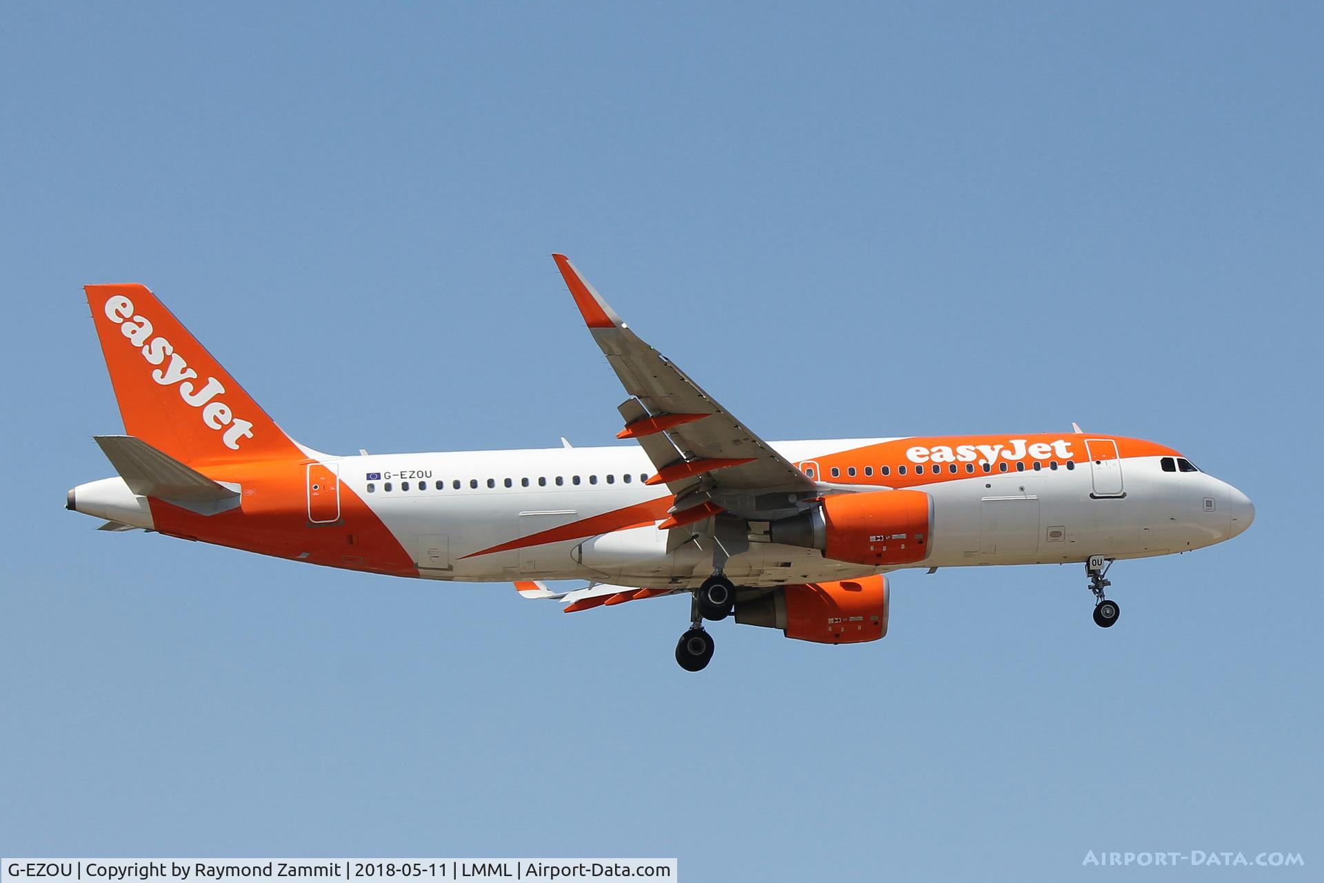 G-EZOU, 2015 Airbus A320-214 C/N 6754, A320 G-EZOU Easyjet