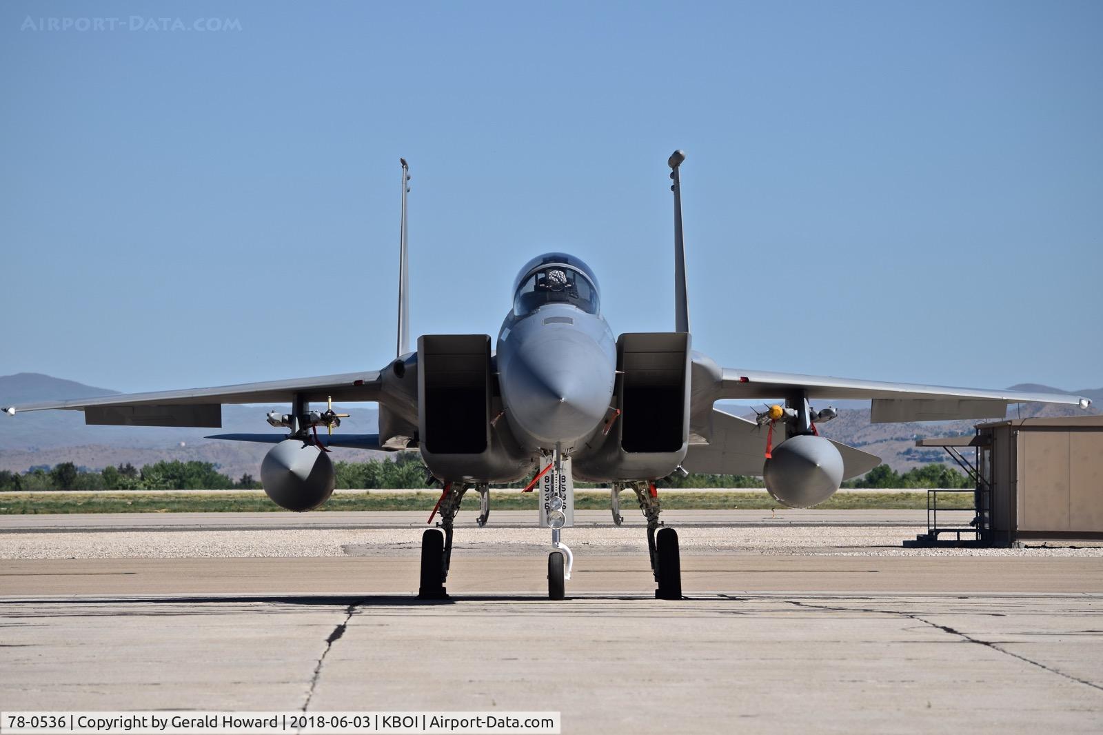 78-0536, 1978 McDonnell Douglas F-15C Eagle Eagle C/N 0526/C069, Parked on the south GA ramp.  159th FW 