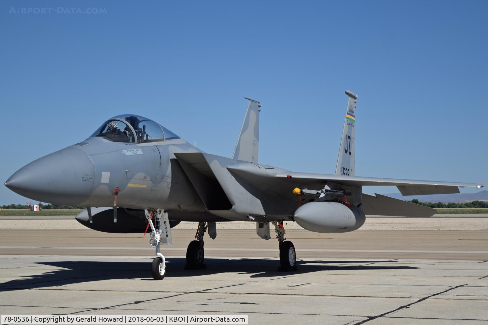 78-0536, 1978 McDonnell Douglas F-15C Eagle Eagle C/N 0526/C069, Parked on the south GA ramp.  159th FW 