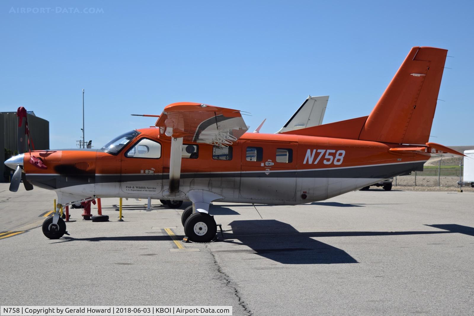 N758, 2010 Quest Kodiak 100 C/N 100-0033, Parked for maintenance.