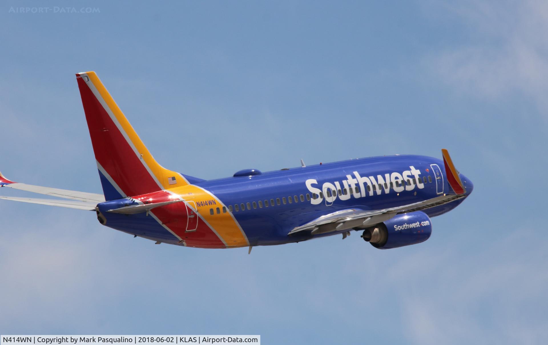 N414WN, 2001 Boeing 737-7H4 C/N 29820, Boeing 737-700