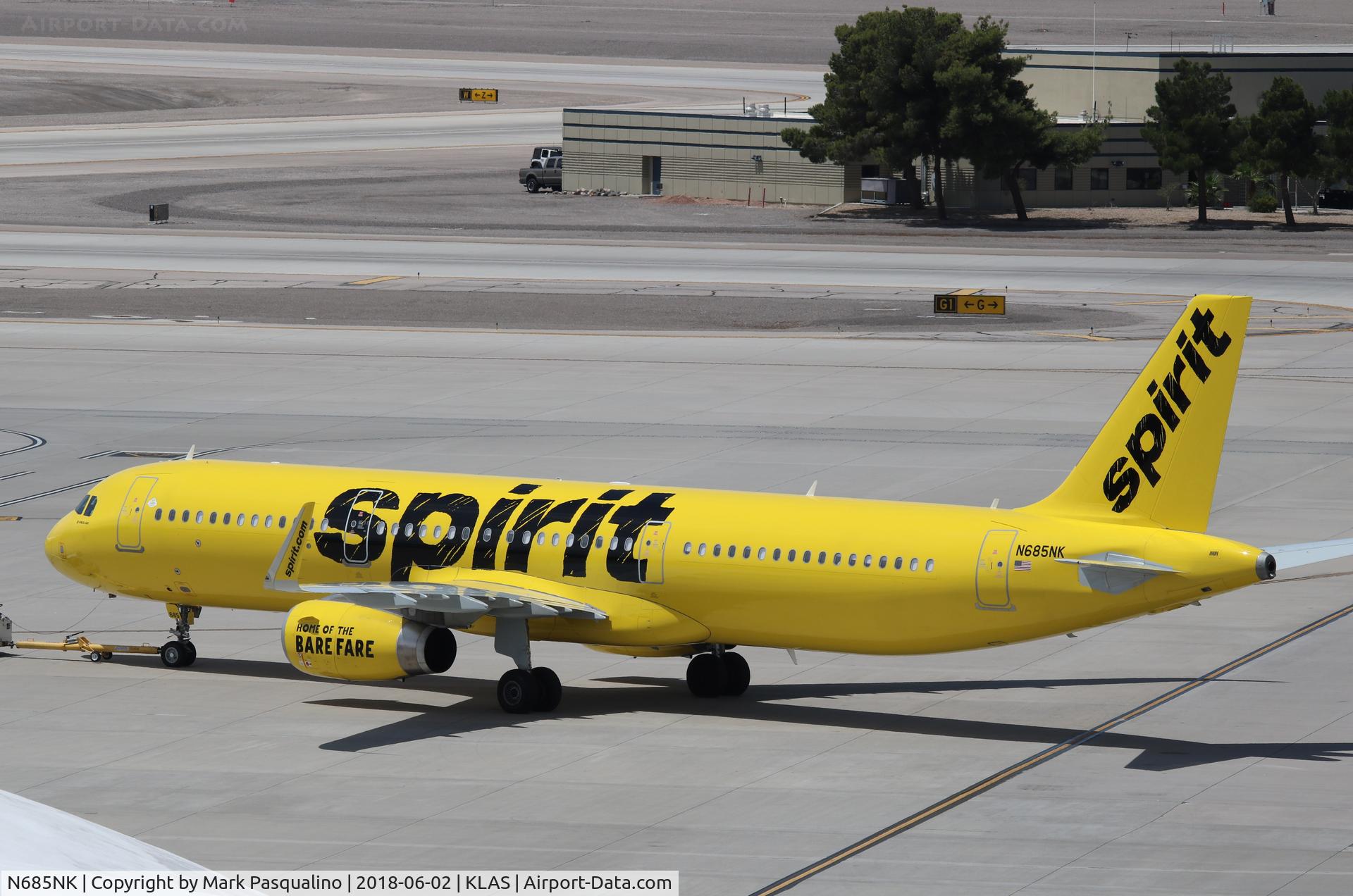 N685NK, 2018 Airbus A321-231 C/N 8115, Airbus A321-231