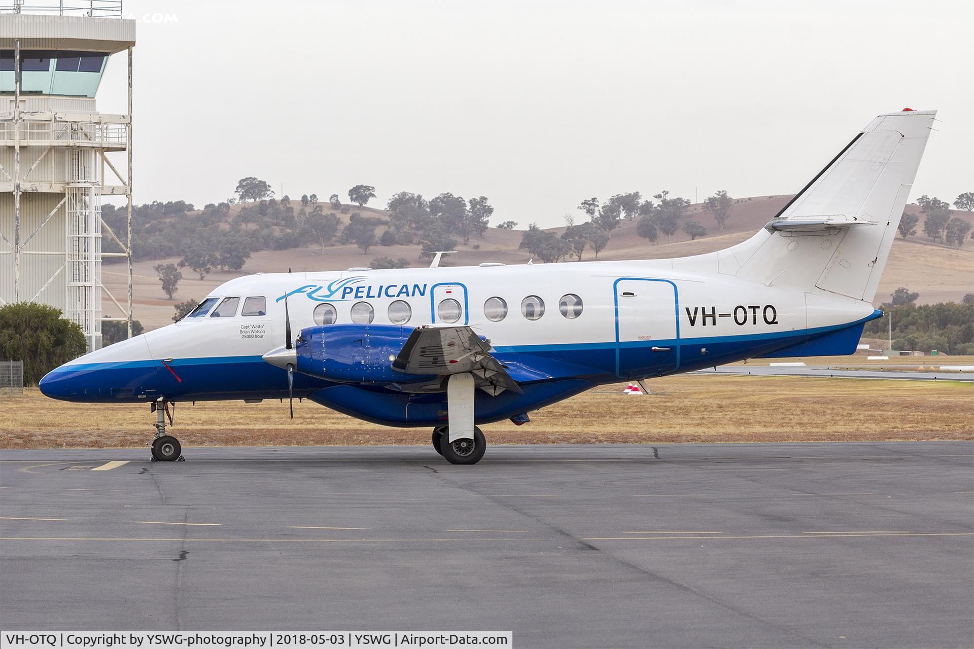 VH-OTQ, 1992 British Aerospace BAe-3202 Jetstream 32 C/N 975, FlyPelican (VH-OTQ) BAe Jetstream 32 at Wagga Wagga Airport