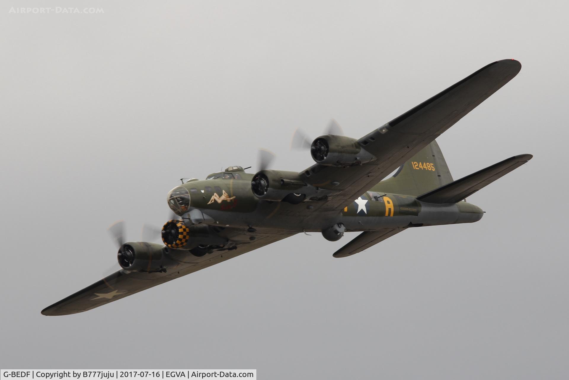 G-BEDF, 1944 Boeing B-17G Flying Fortress C/N 8693, at TATOO 2017