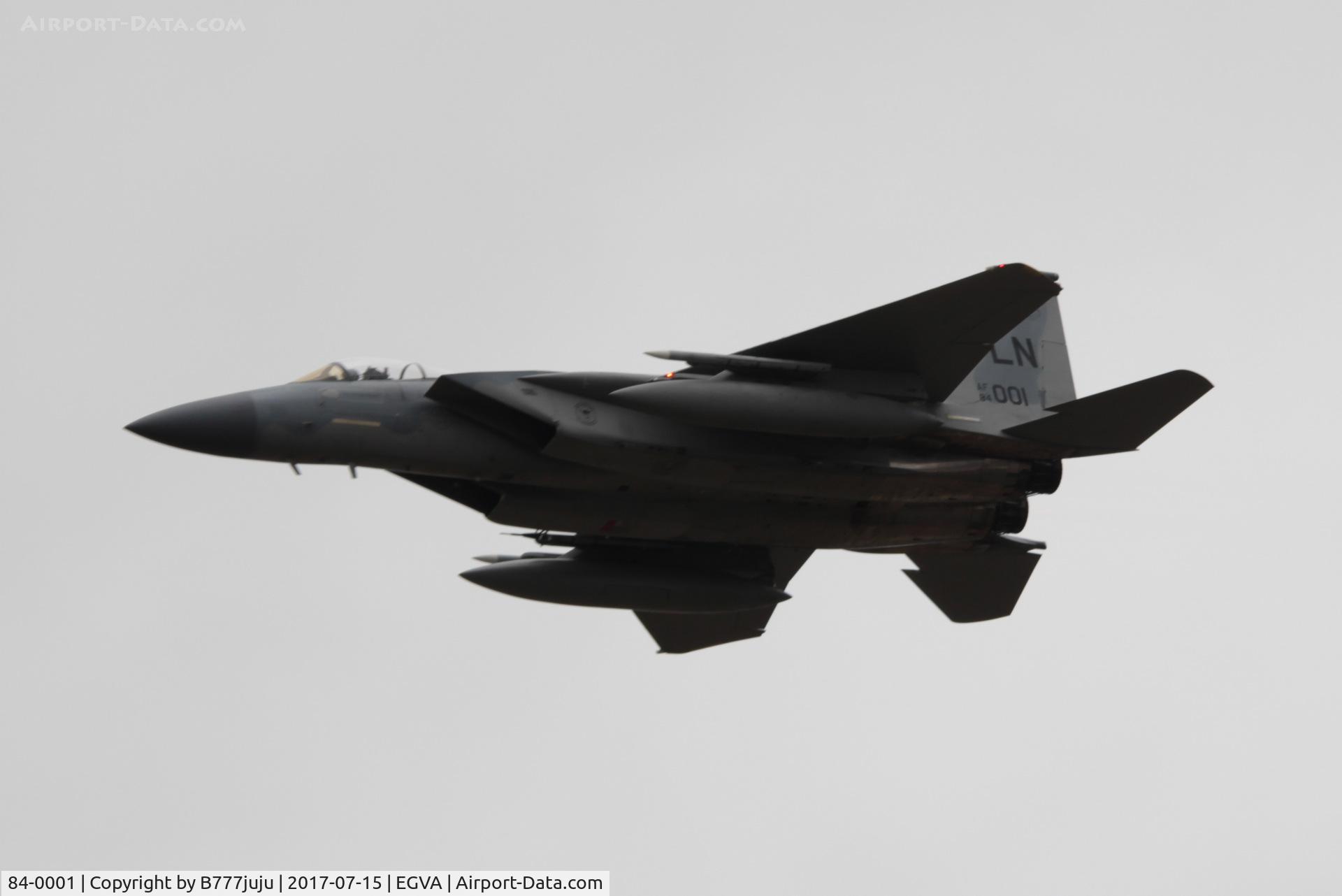 84-0001, 1984 McDonnell Douglas F-15C Eagle C/N 0908/C304, at TATOO 2017