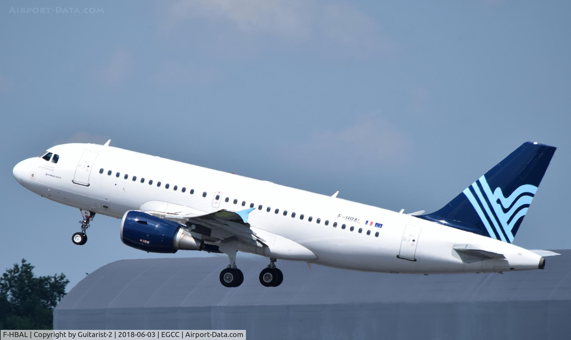 F-HBAL, 2006 Airbus A319-111 C/N 2870, At Manchester