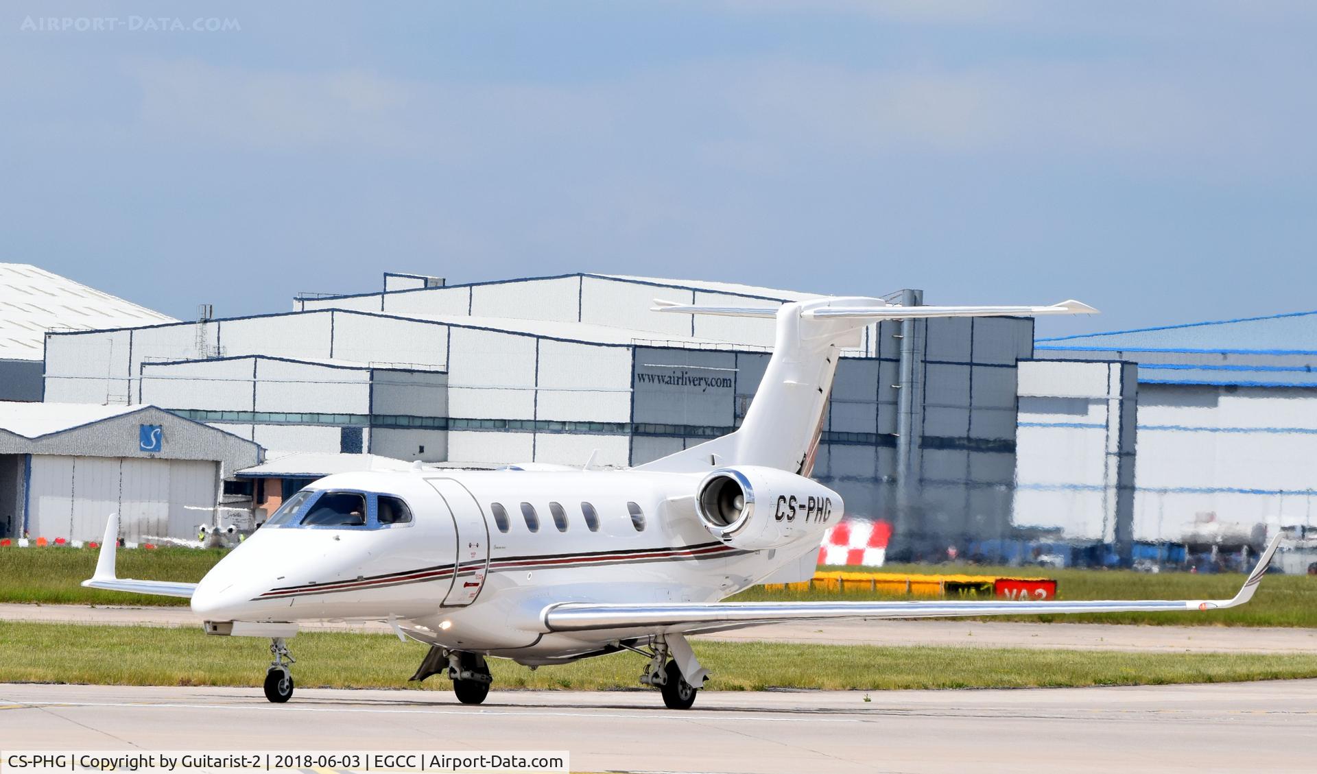 CS-PHG, 2014 Embraer EMB-505 Phenom 300 C/N 50500264, At Manchester