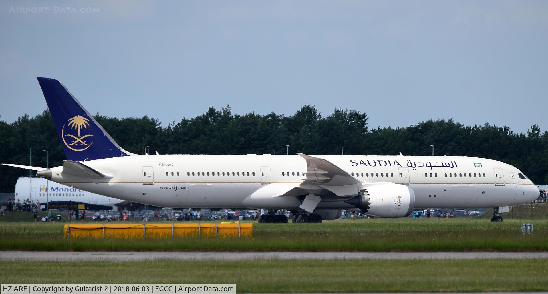 HZ-ARE, 2017 Boeing 787-9 Dreamliner Dreamliner C/N 41548, At Manchester