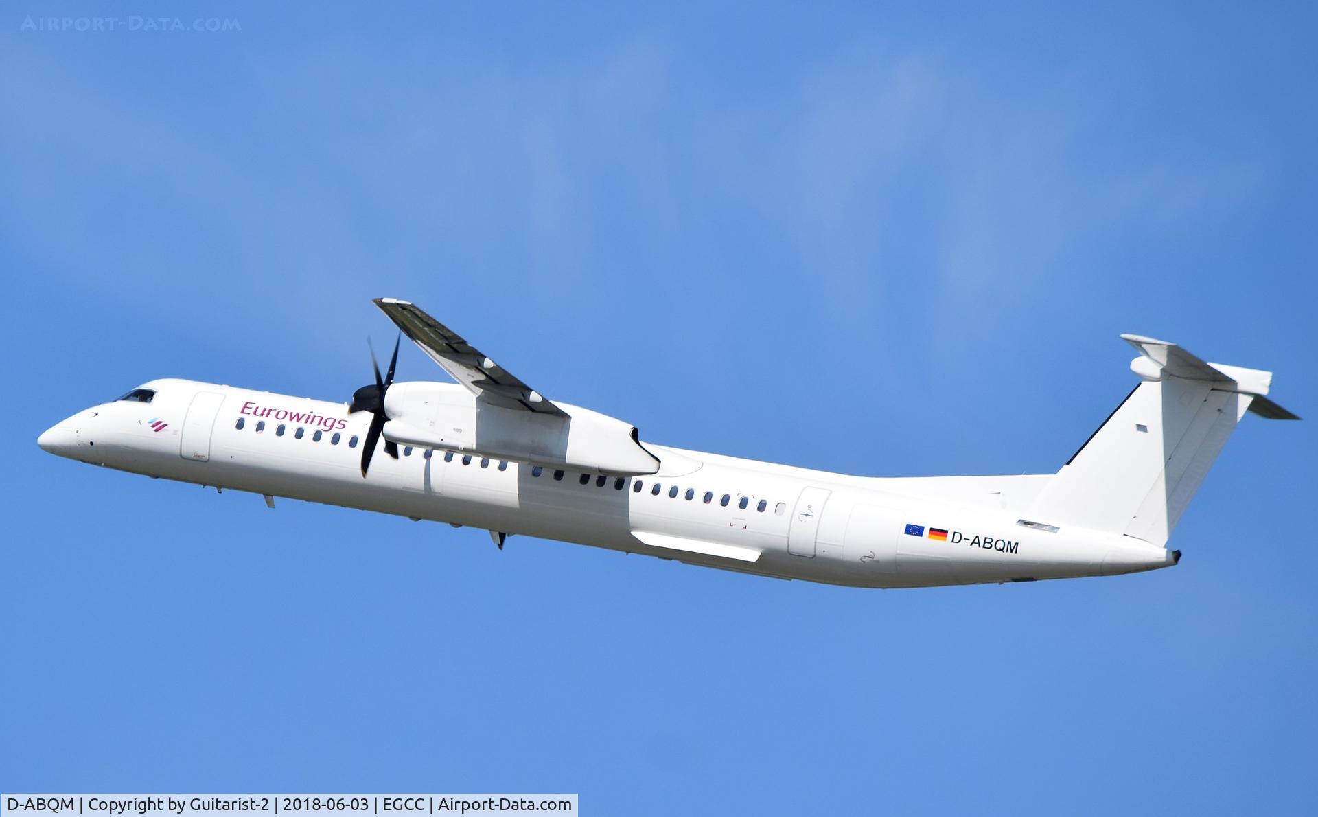 D-ABQM, 2006 De Havilland Canada DHC-8-402Q Dash 8 C/N 4119, At Manchester