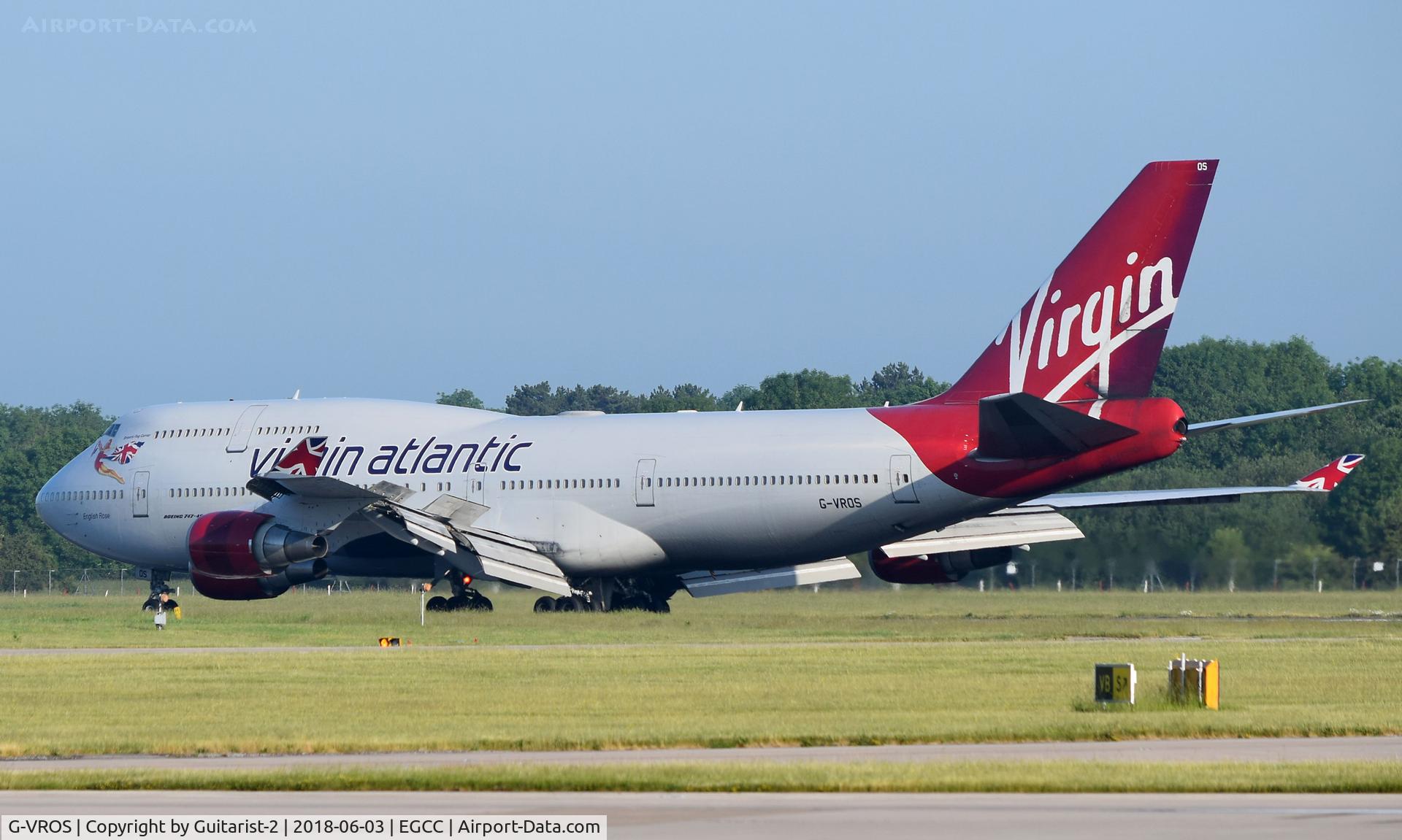 G-VROS, 2001 Boeing 747-443 C/N 30885, At Manchester