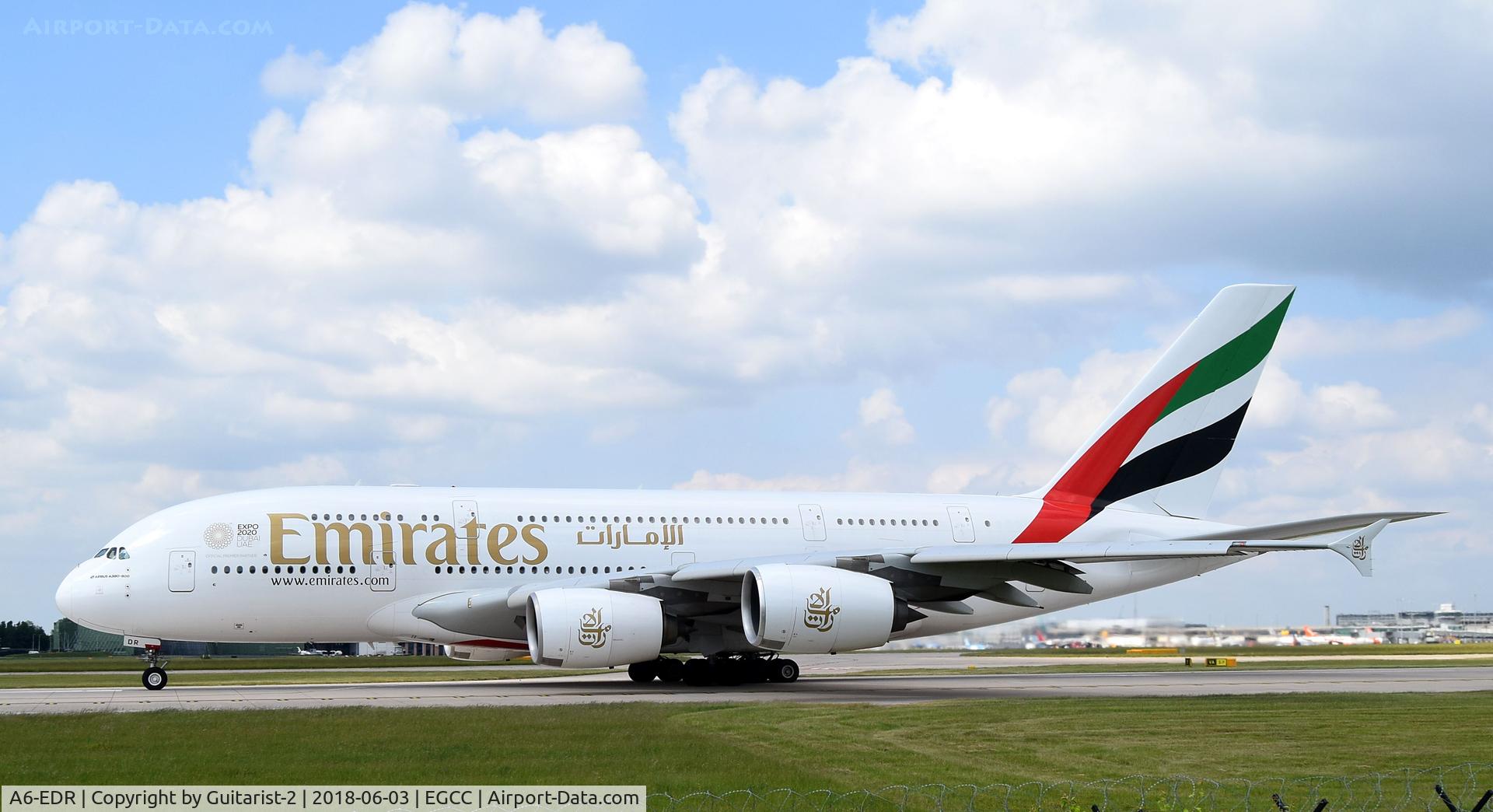 A6-EDR, 2011 Airbus A380-861 C/N 083, At Manchester