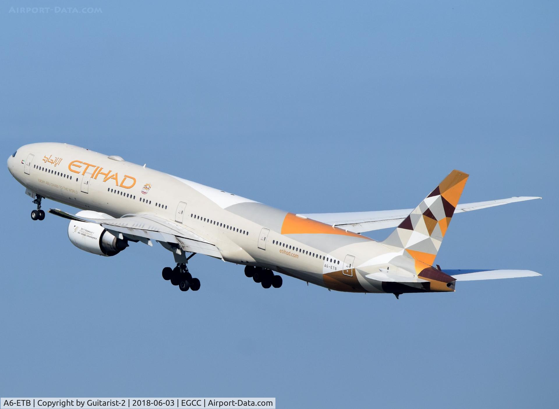 A6-ETB, 2005 Boeing 777-3FX/ER C/N 34598, At Manchester