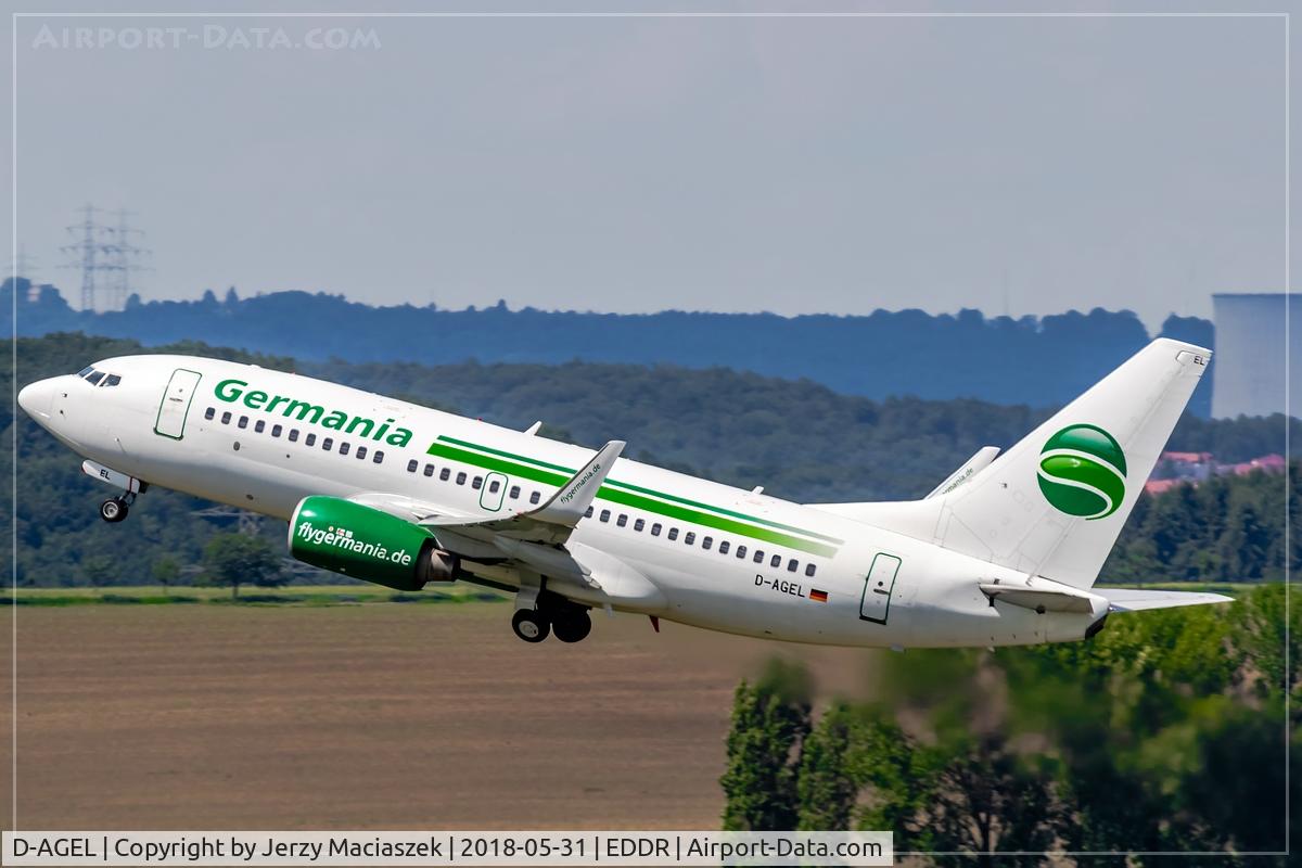 D-AGEL, 1997 Boeing 737-75B C/N 28110, Boeing 737-75B