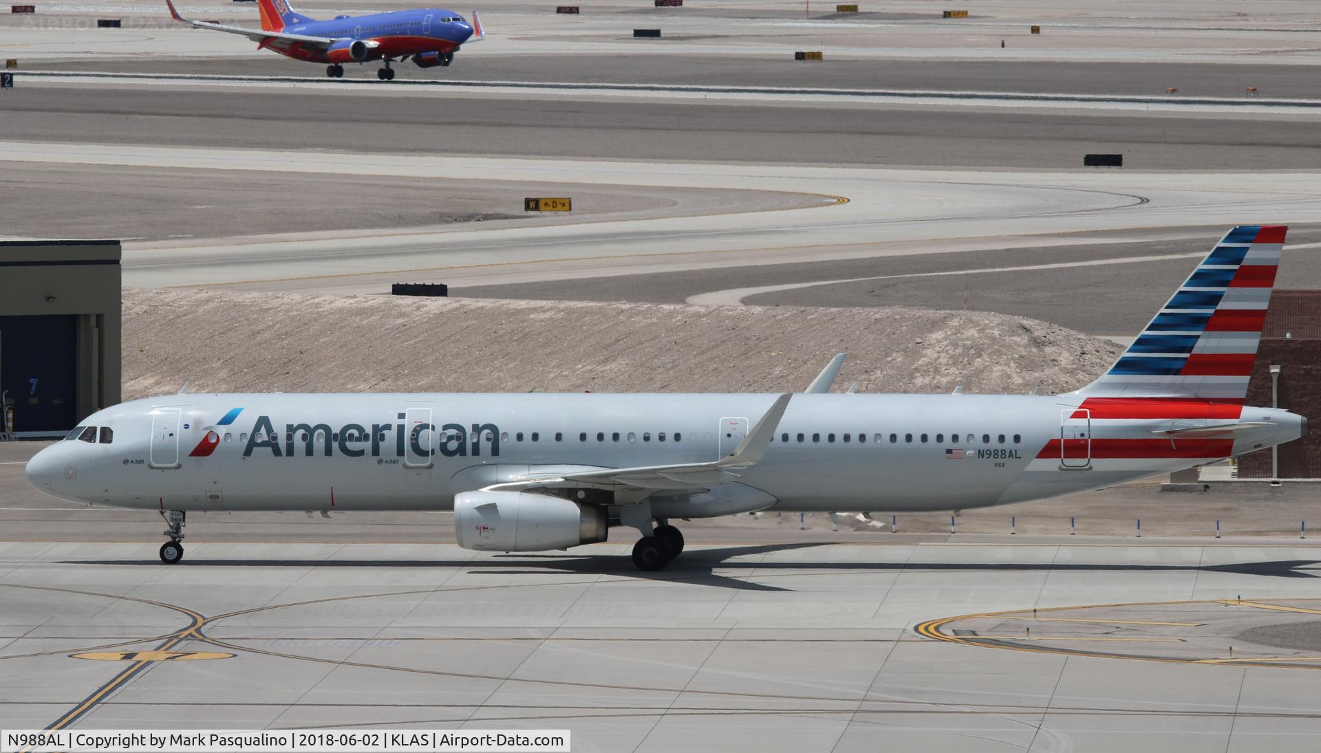 N988AL, 2016 Airbus A321-231 C/N 7154, Airbus A321-231