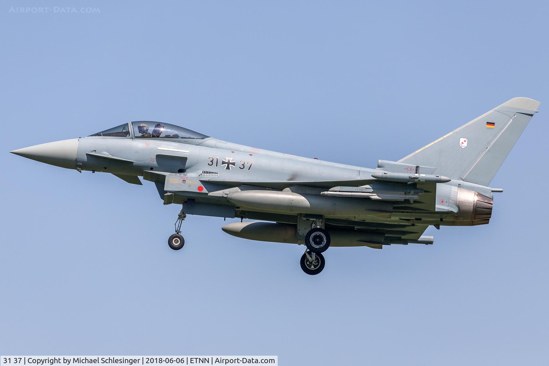 31 37, 2016 Eurofighter EF-2000 Typhoon S C/N GS097, 31+37 - Eurofighter EF-2000 Typhoon - German Air Force (TaktLwG-31)