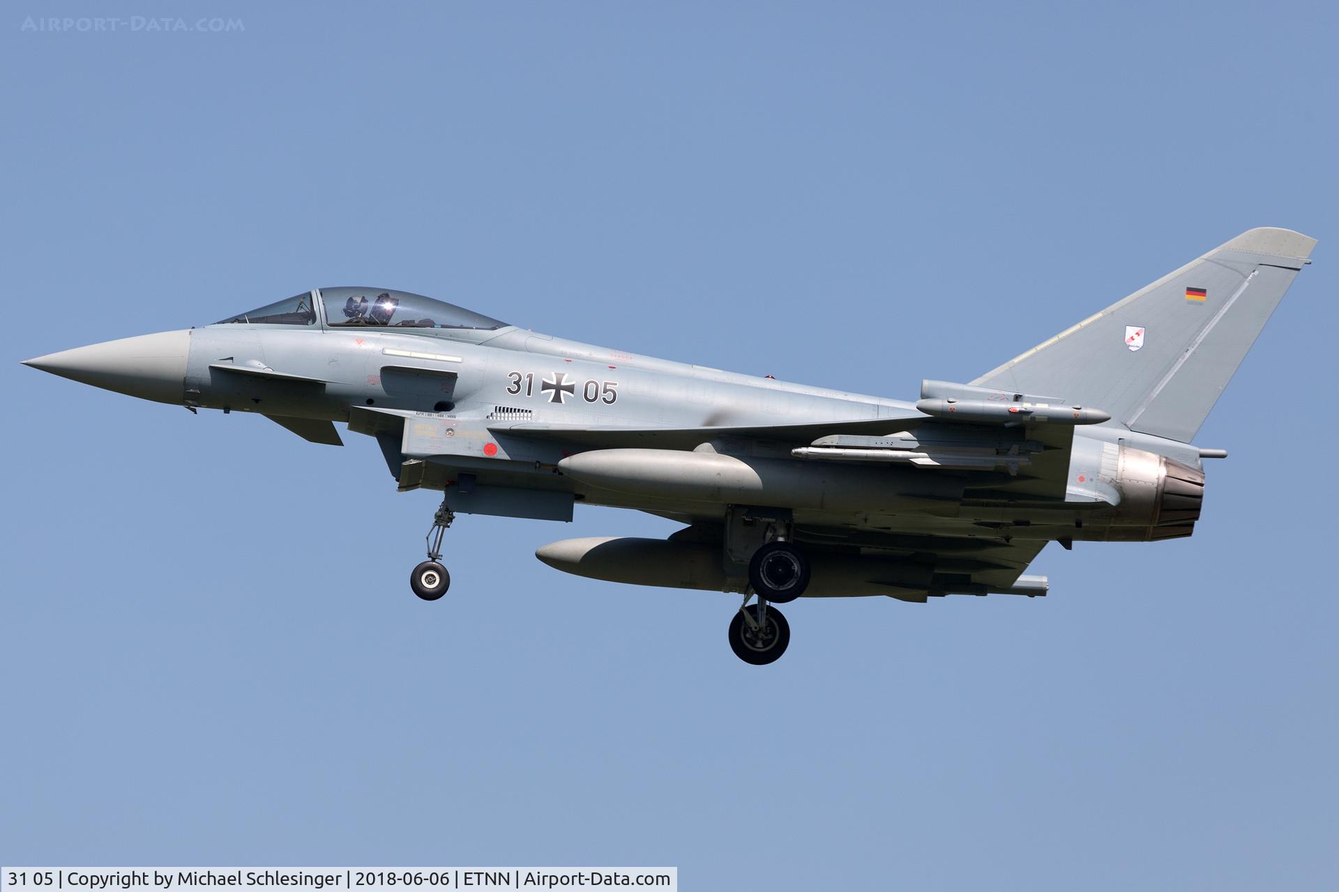31 05, Eurofighter EF-2000 Typhoon S C/N GS081, 31+05 - Eurofighter EF-2000 Typhoon - German Air Force (TaktLwG-31)