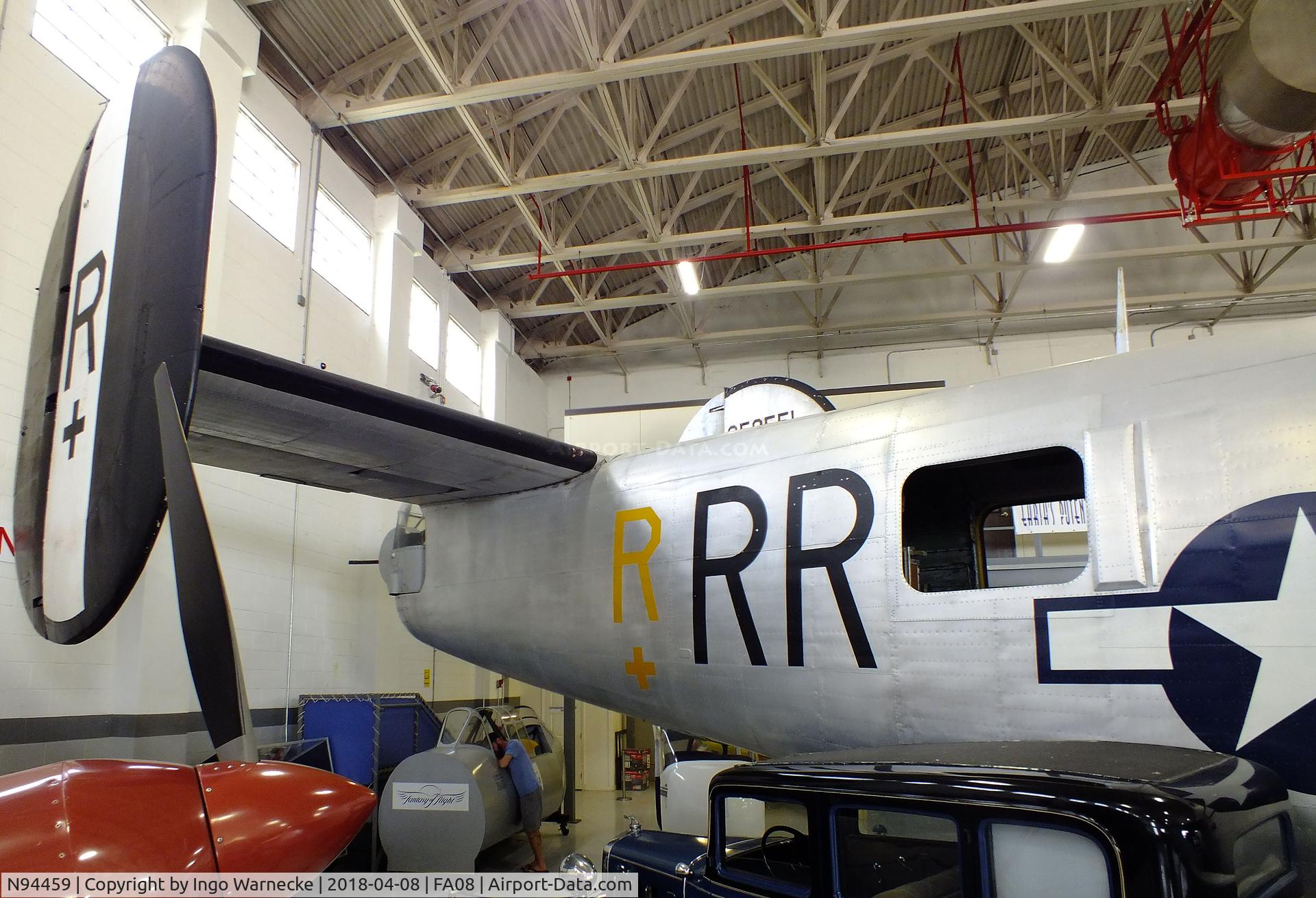 N94459, 1944 Consolidated B-24J Liberator C/N 1567, Consolidated B-24J Liberator at the Fantasy of Flight Museum, Polk City FL