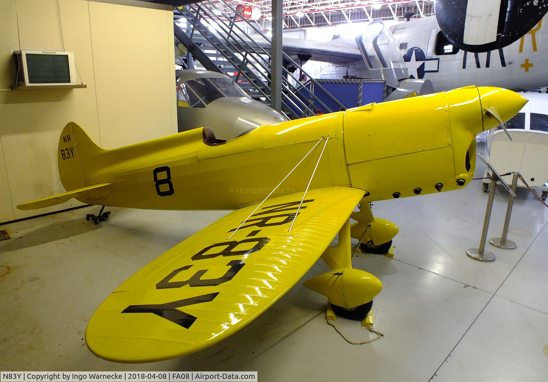 N83Y, 1933 Brown Racer C/N 3, Brown B-1 Racer at the Fantasy of Flight Museum, Polk City FL