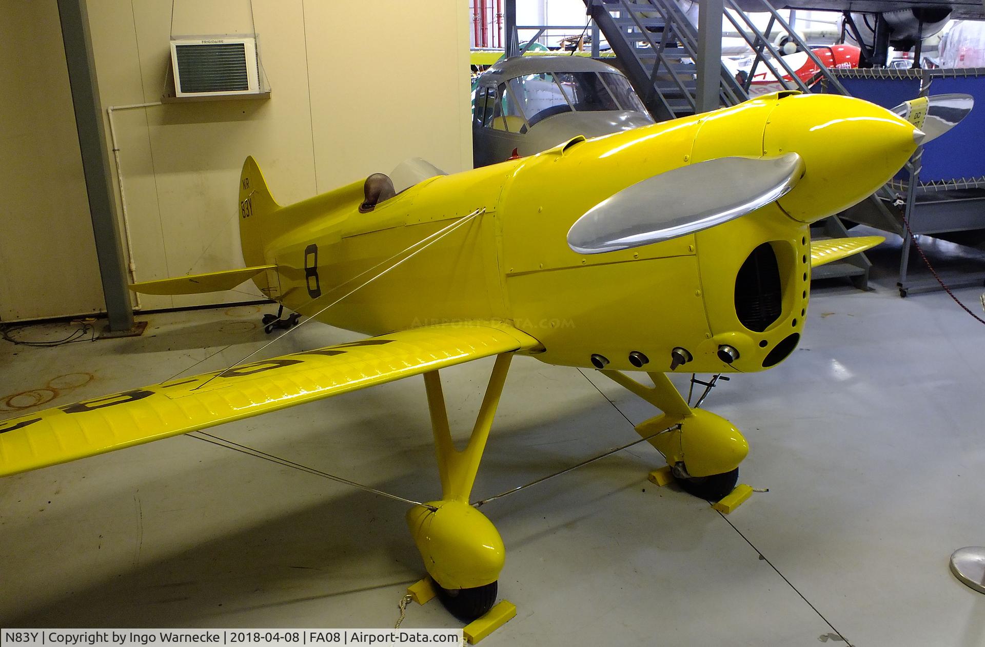 N83Y, 1933 Brown Racer C/N 3, Brown B-1 Racer at the Fantasy of Flight Museum, Polk City FL
