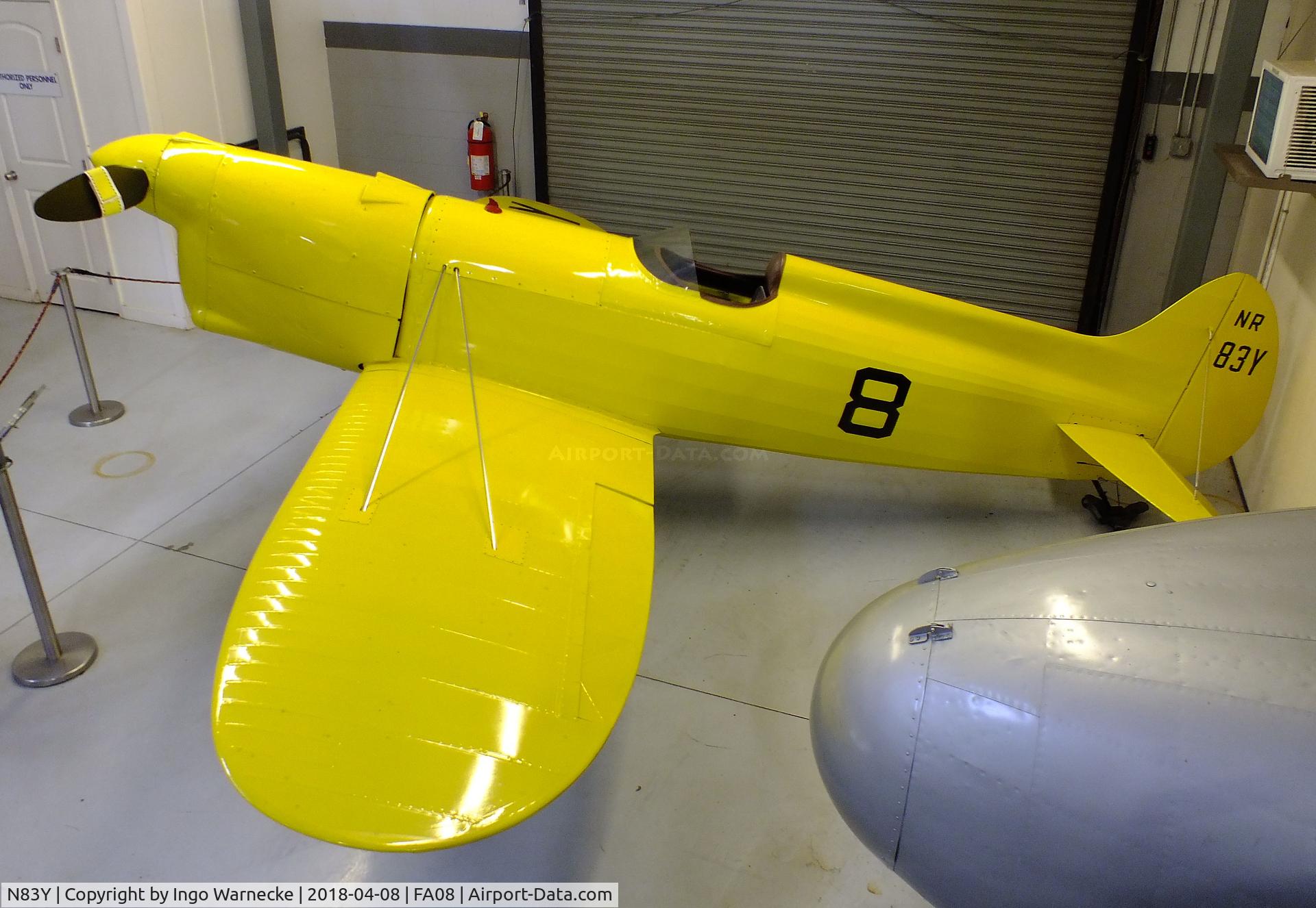 N83Y, 1933 Brown Racer C/N 3, Brown B-1 Racer at the Fantasy of Flight Museum, Polk City FL