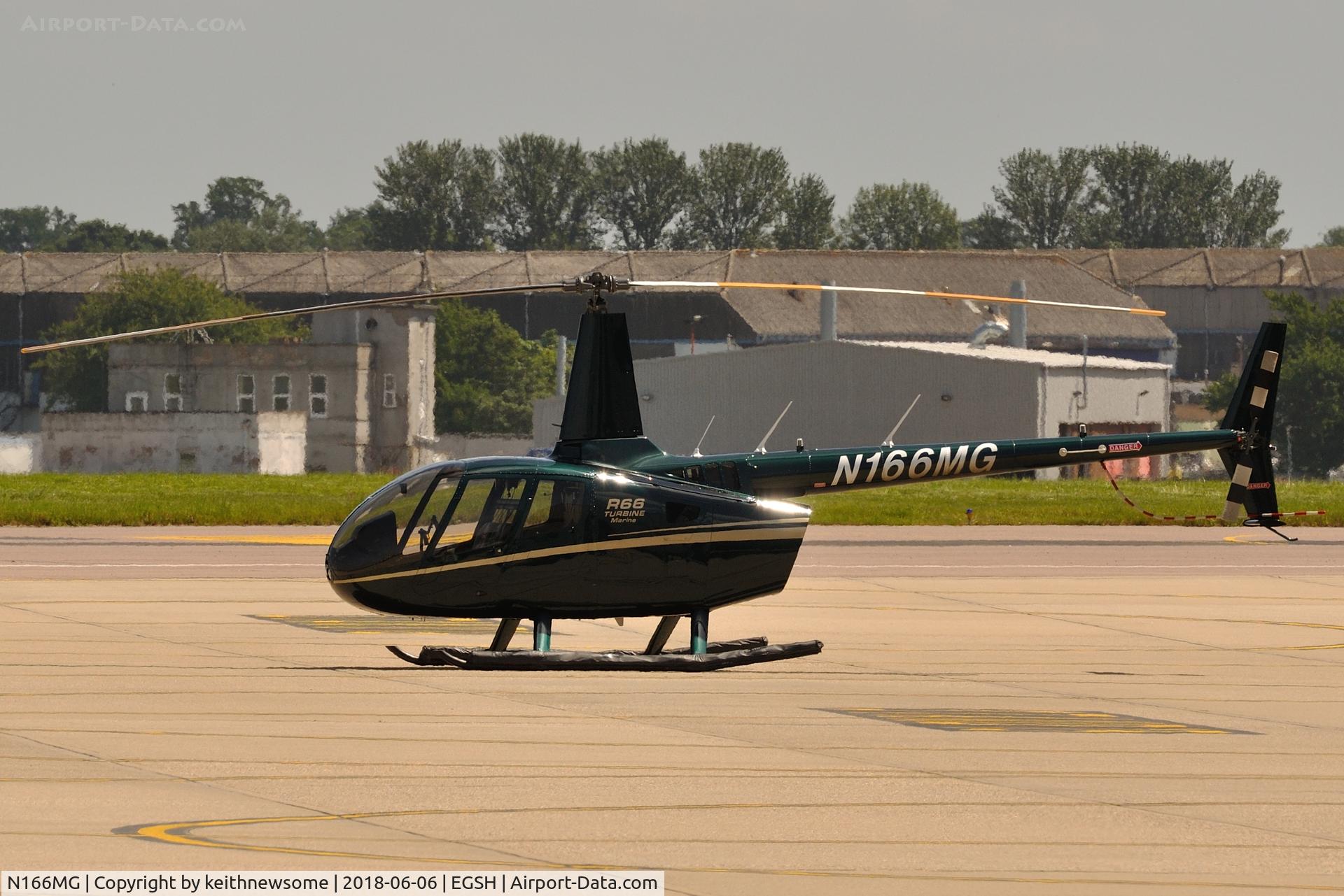 N166MG, 2016 Robinson R66 C/N 0694, Nice Visitor.