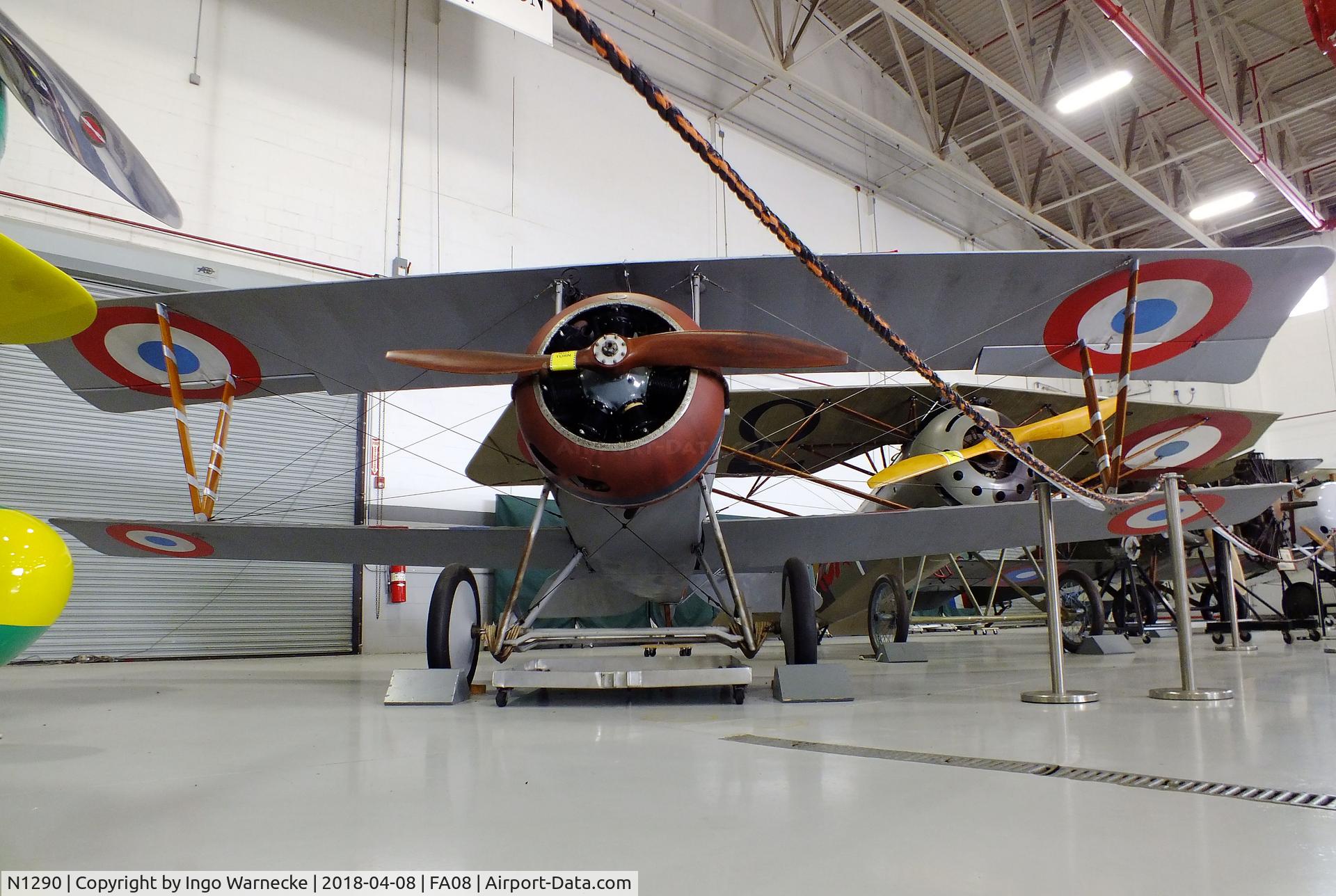 N1290, 1971 Nieuport 17 Replica C/N LCNC 1967, Nieuport 17 Replica at the Fantasy of Flight Museum, Polk City FL