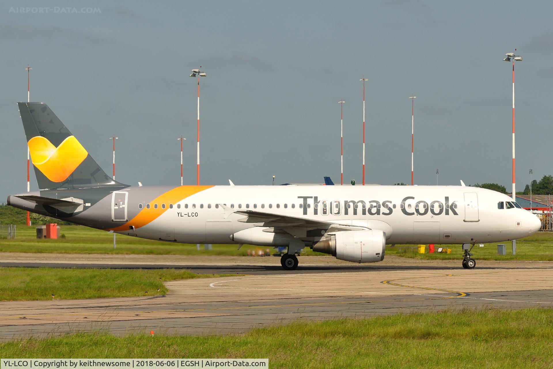 YL-LCO, 2002 Airbus A320-214 C/N 1873, Arriving from Dalaman.