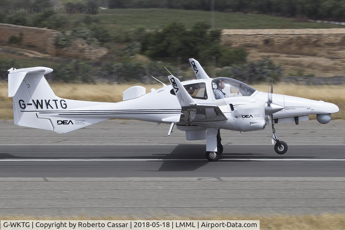 G-WKTG, 2009 Diamond DA-42M-NG Twin Star C/N 42.MN.001, Runway 05