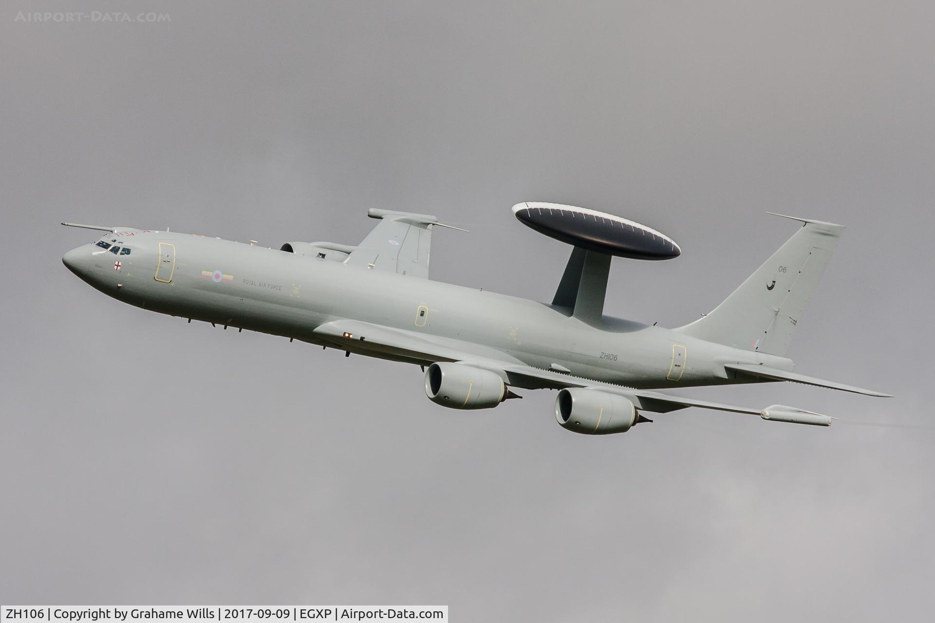 ZH106, 1991 Boeing E-3D Sentry AEW.1 C/N 24114, Boeing Sentry AEW1 ZH106 8 Sqd RAF Scampton 9/9/17